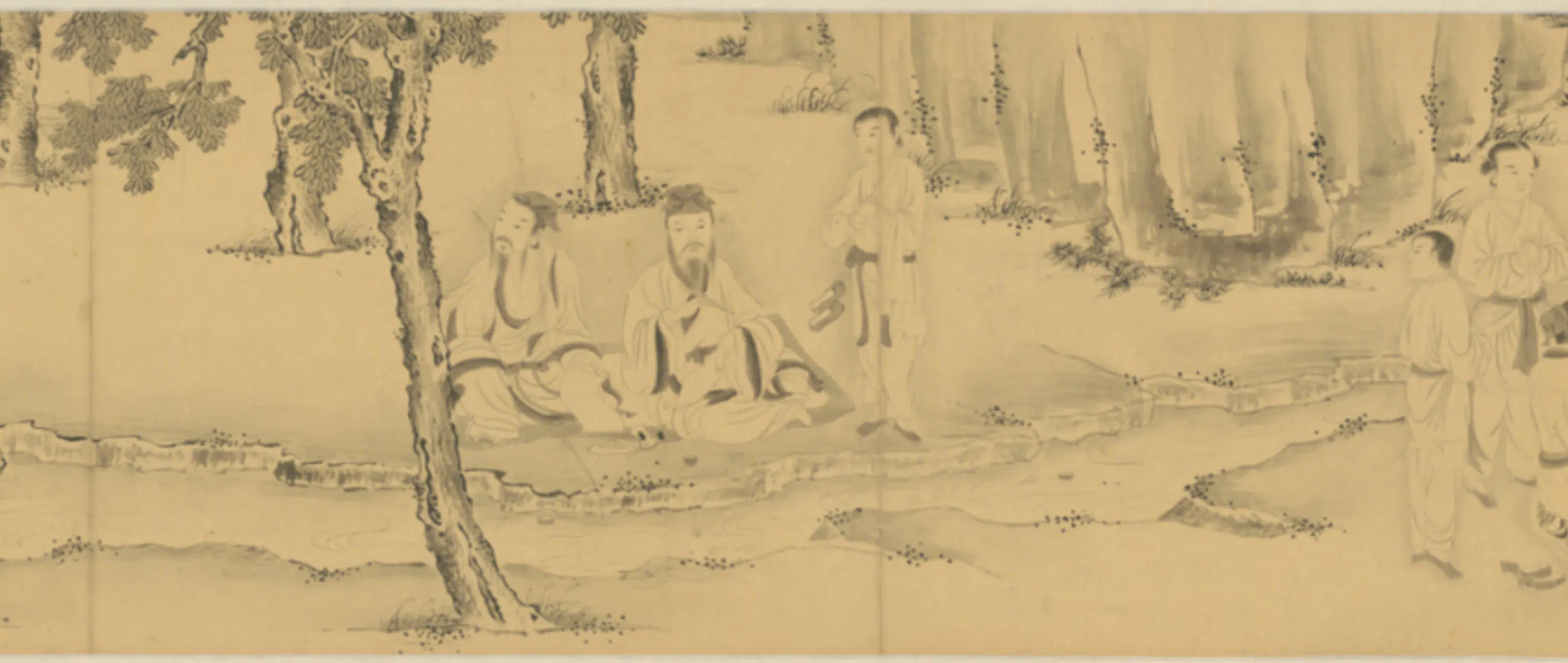 明朝【明人】《修禊图卷》 第7张