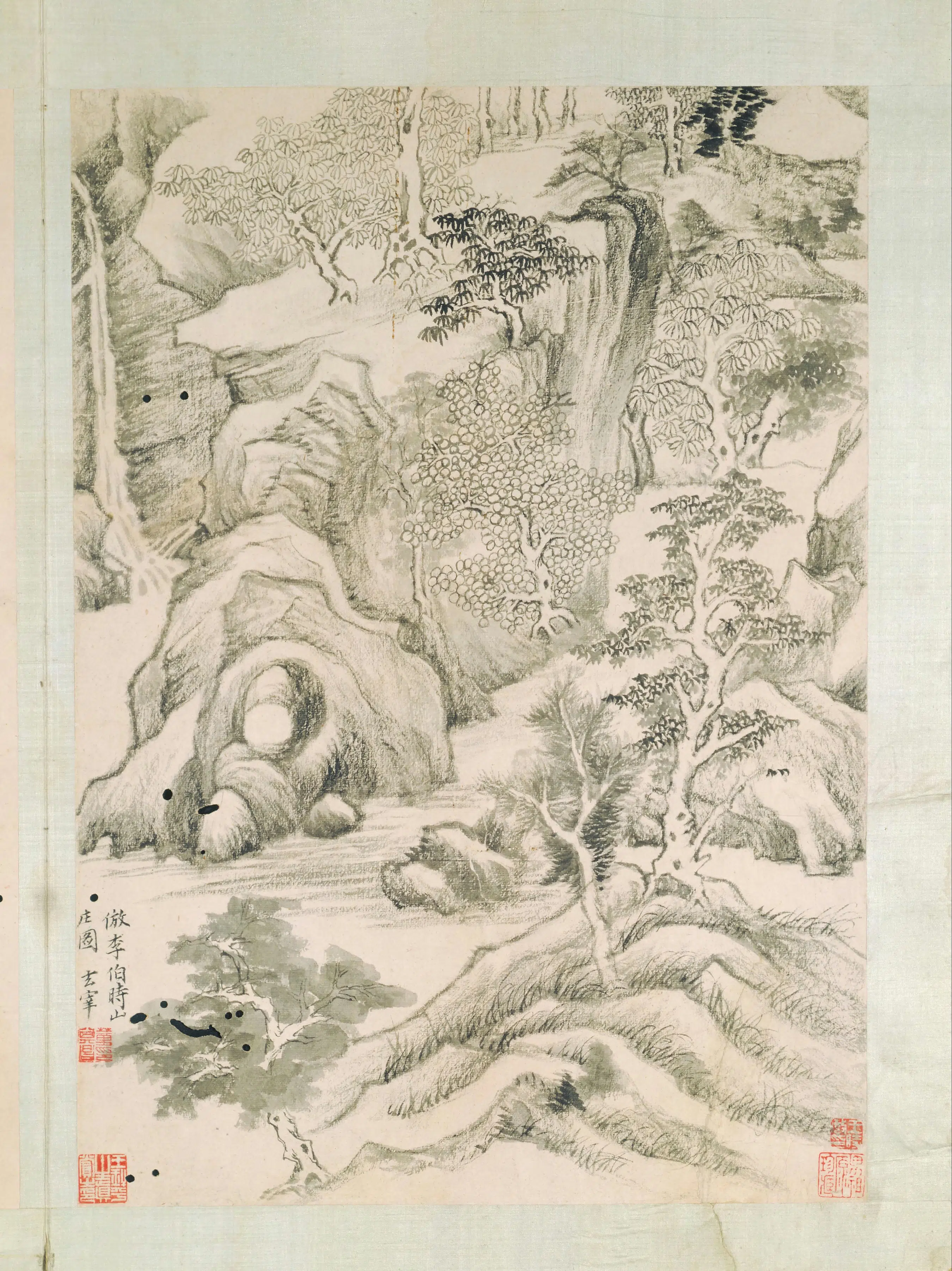 明朝【董其昌】《仿古山水册（8开）》