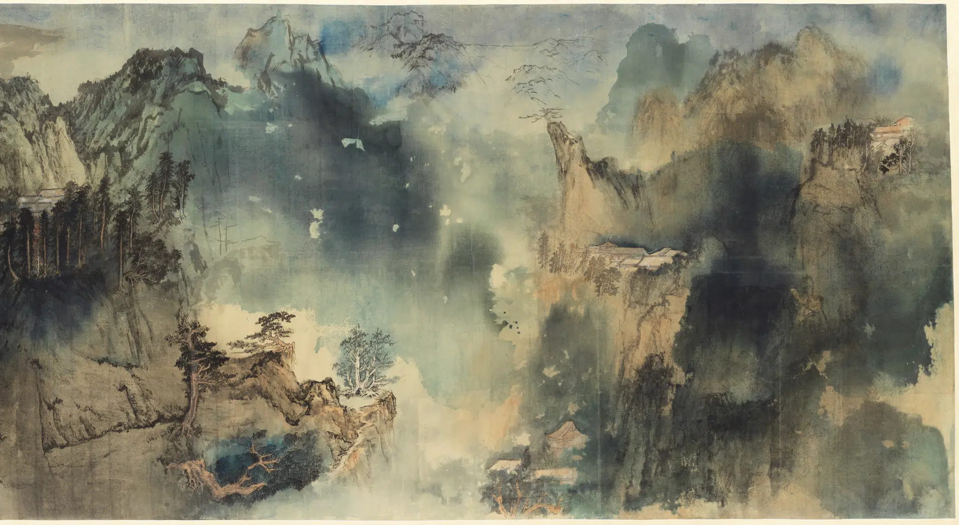 近现代【张爰（张大千）】《庐山图卷》 第3张