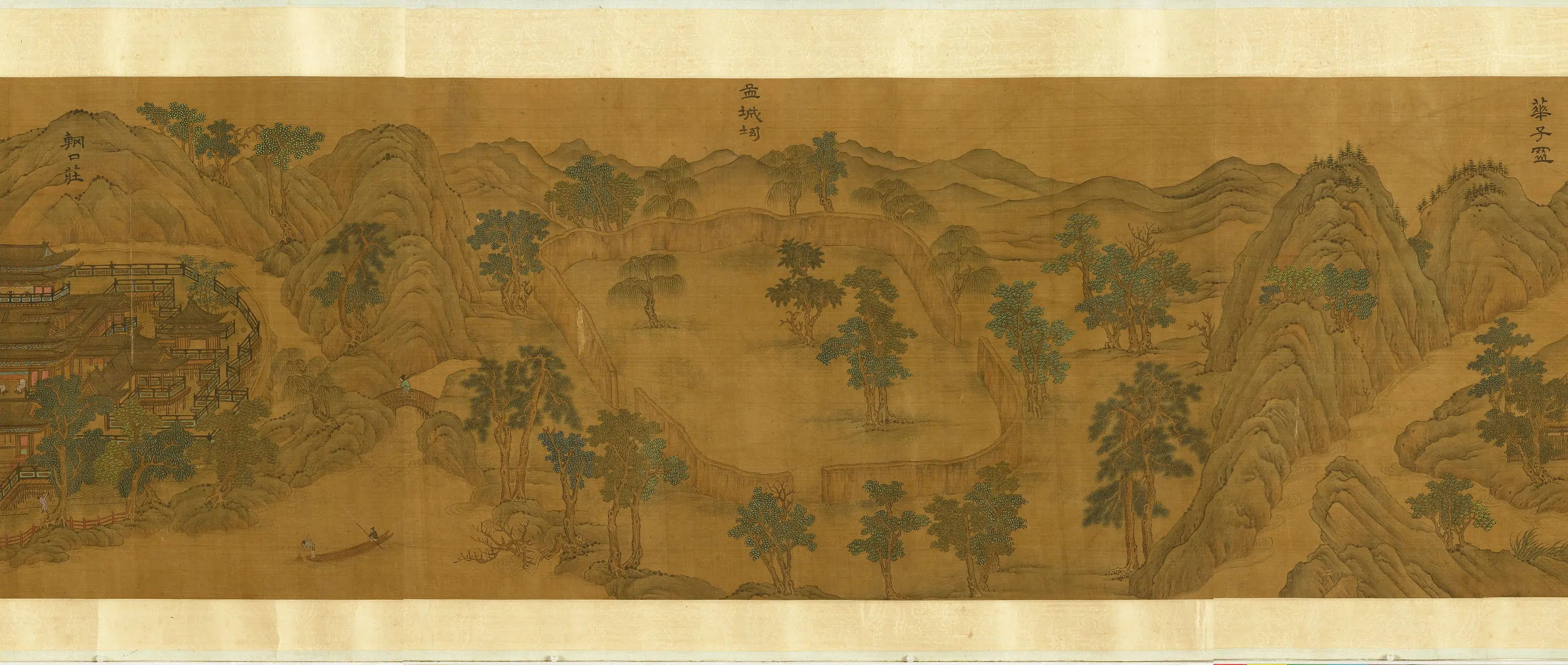 北宋【郭忠恕】《临王维辋川图卷》 第9张