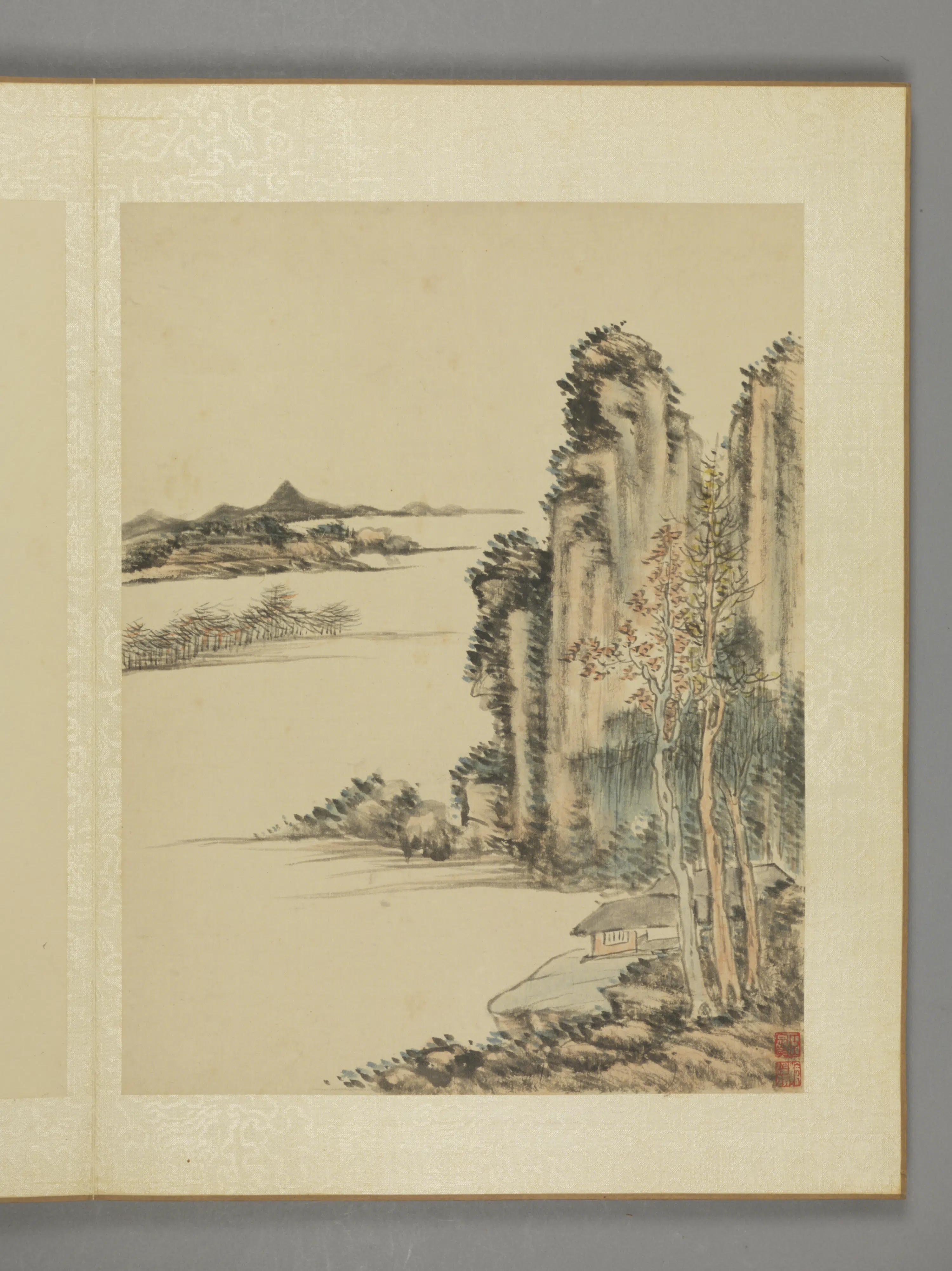 清代【沈宗敬】《山水图册（7开）》 第6张