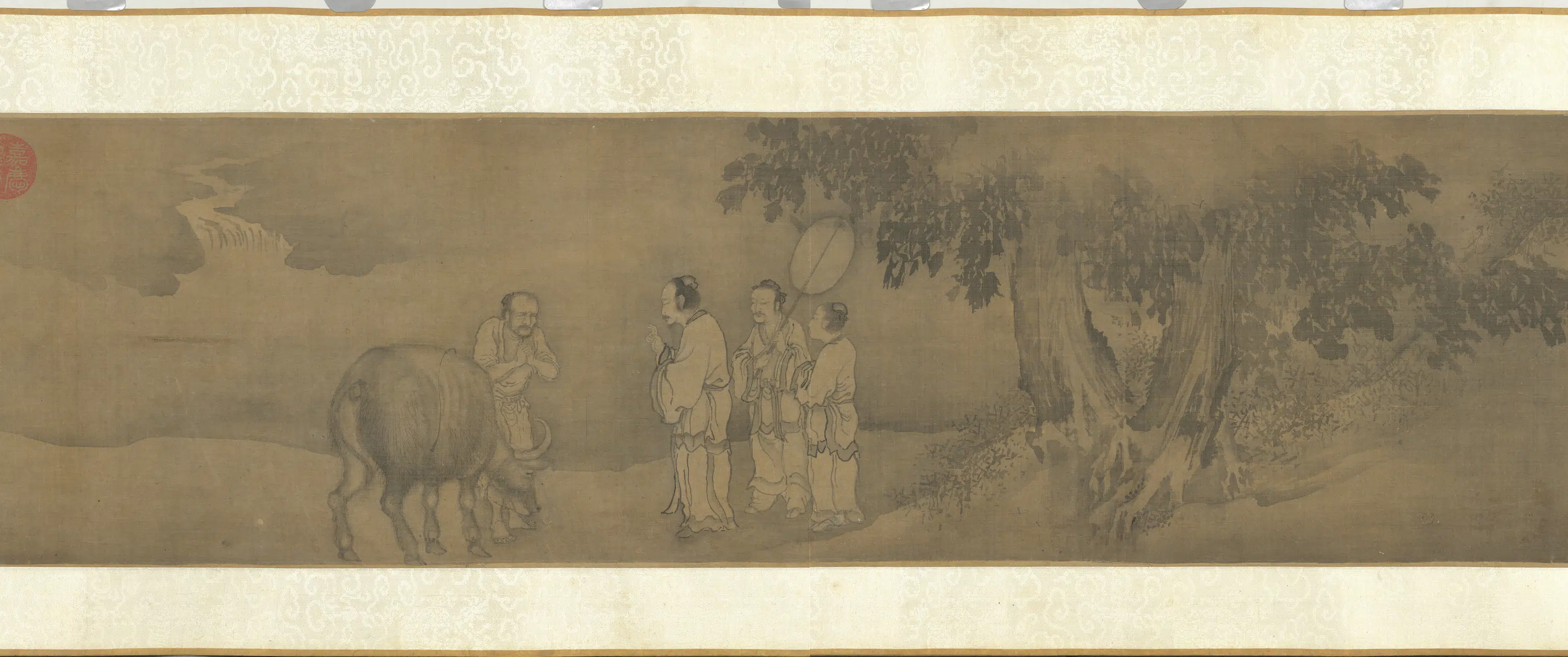 宋代《宋人画问喘图卷》 第5张 宋代《宋人画问喘图卷》 第5张