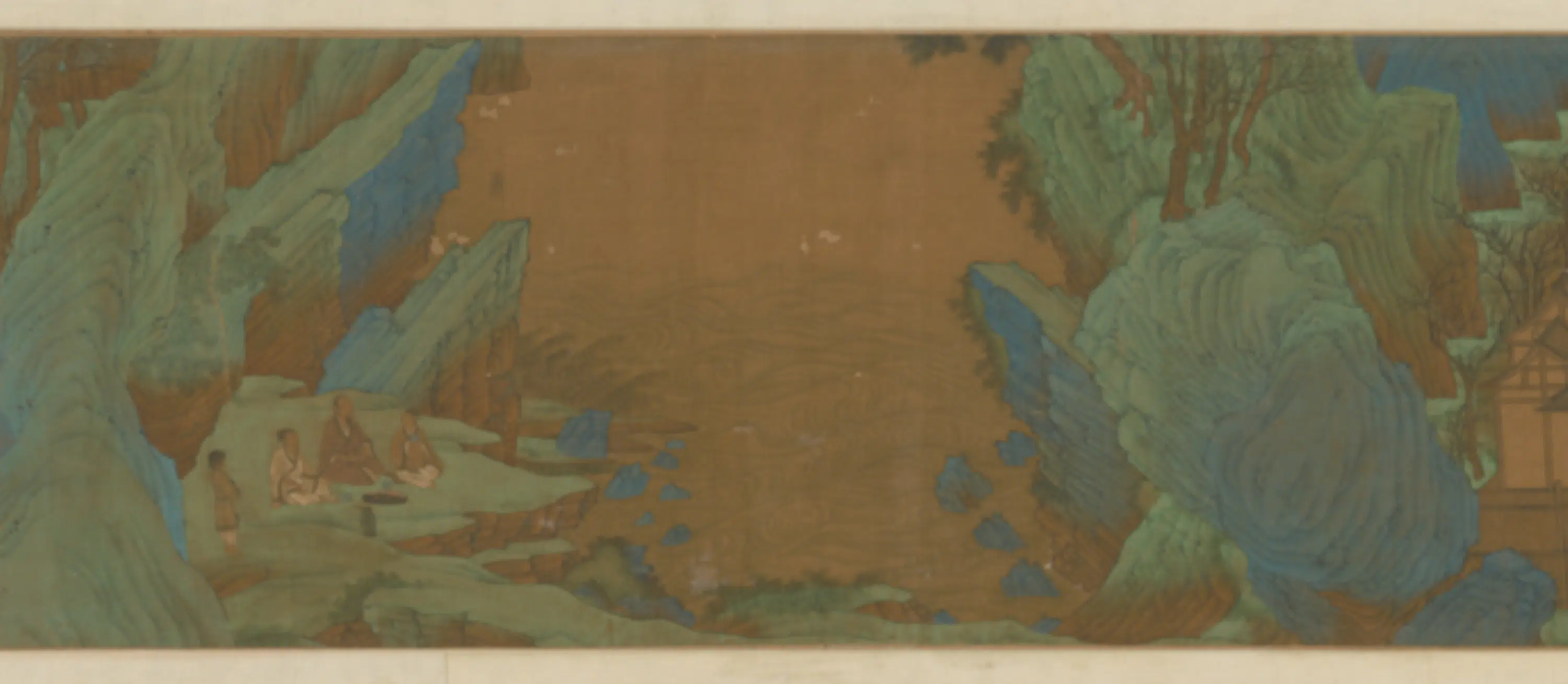 宋代【赵伯驹】《明人仿赵伯驹赤壁图卷》 第9张