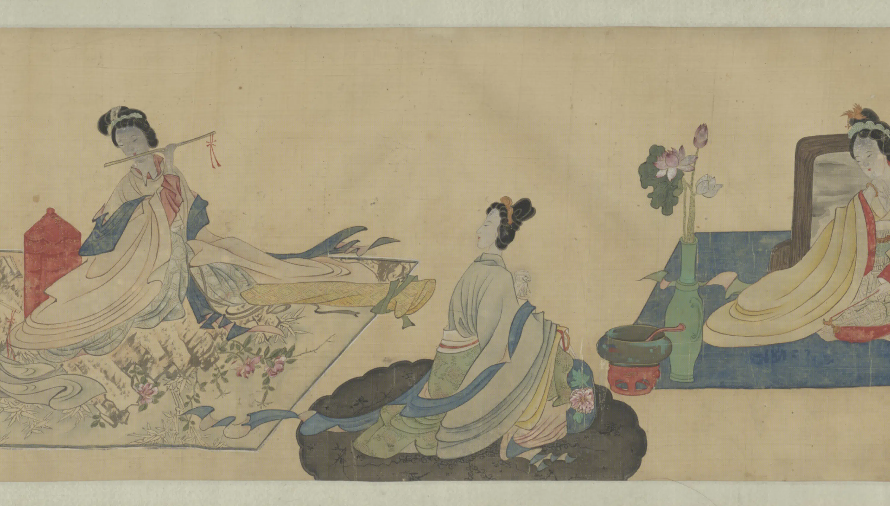 明朝【陈洪绶】《仕女图卷》 第2张