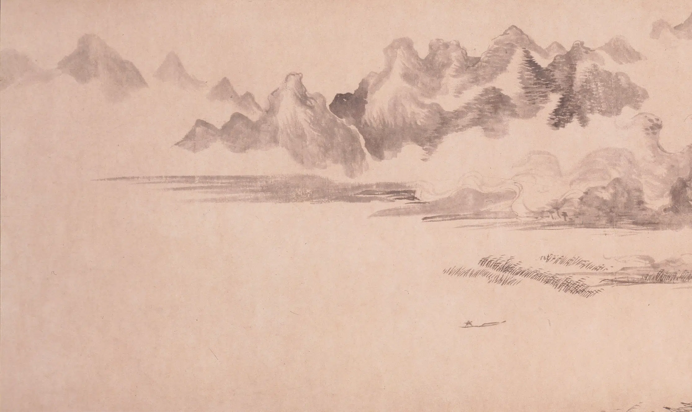 清代【王翚】《临古山水四段卷》