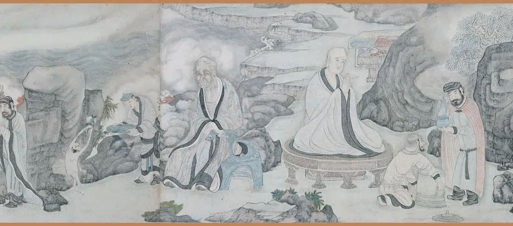 明朝【丁云鹏】《罗汉图卷》 第7张 明朝【丁云鹏】《罗汉图卷》 第7张