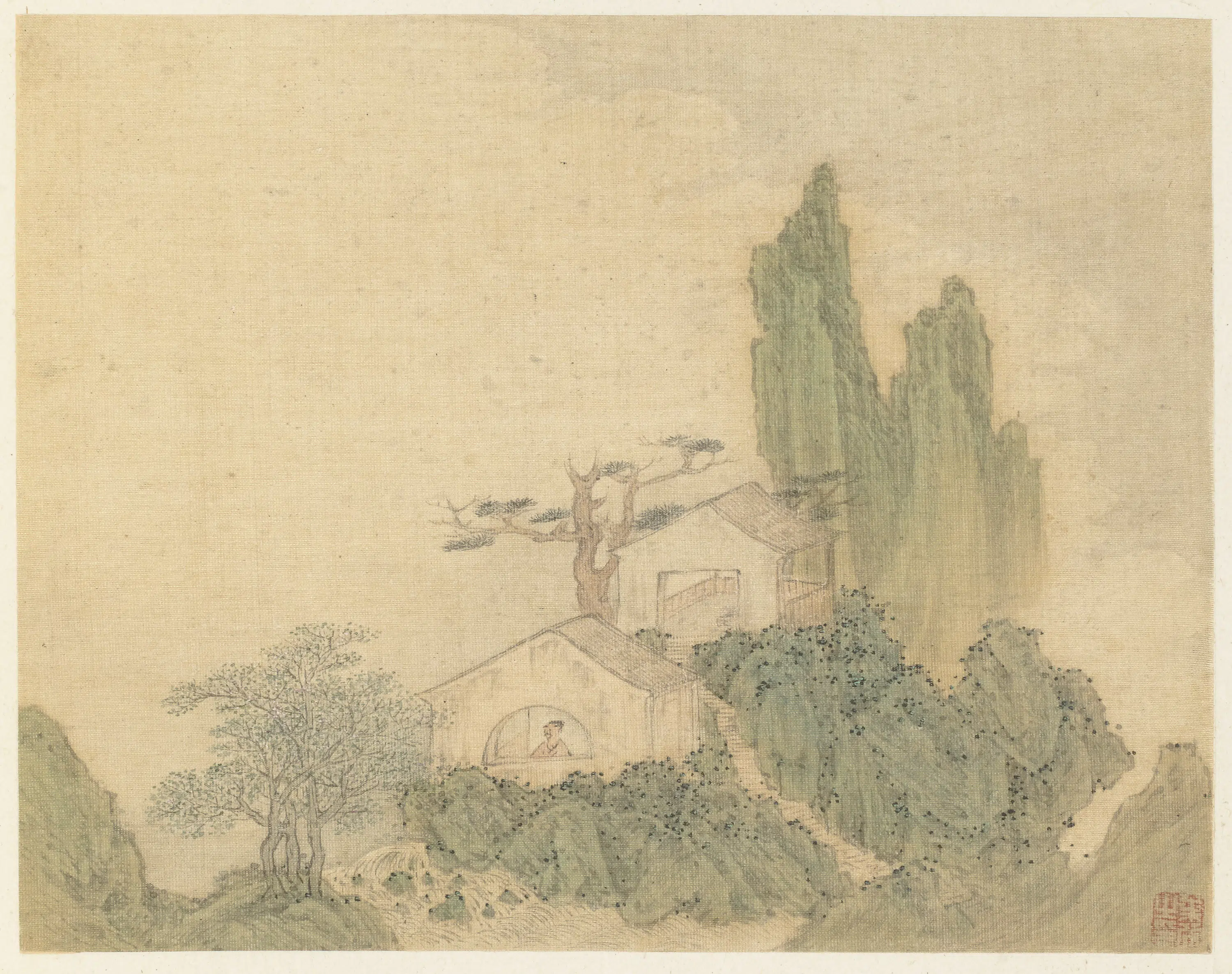 清代【叶欣】《山水册》