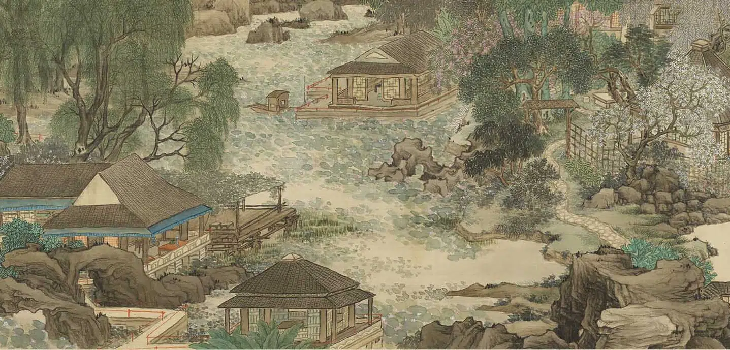 清代【任熊】《范湖草堂图卷》 第3张 清代【任熊】《范湖草堂图卷》 第3张