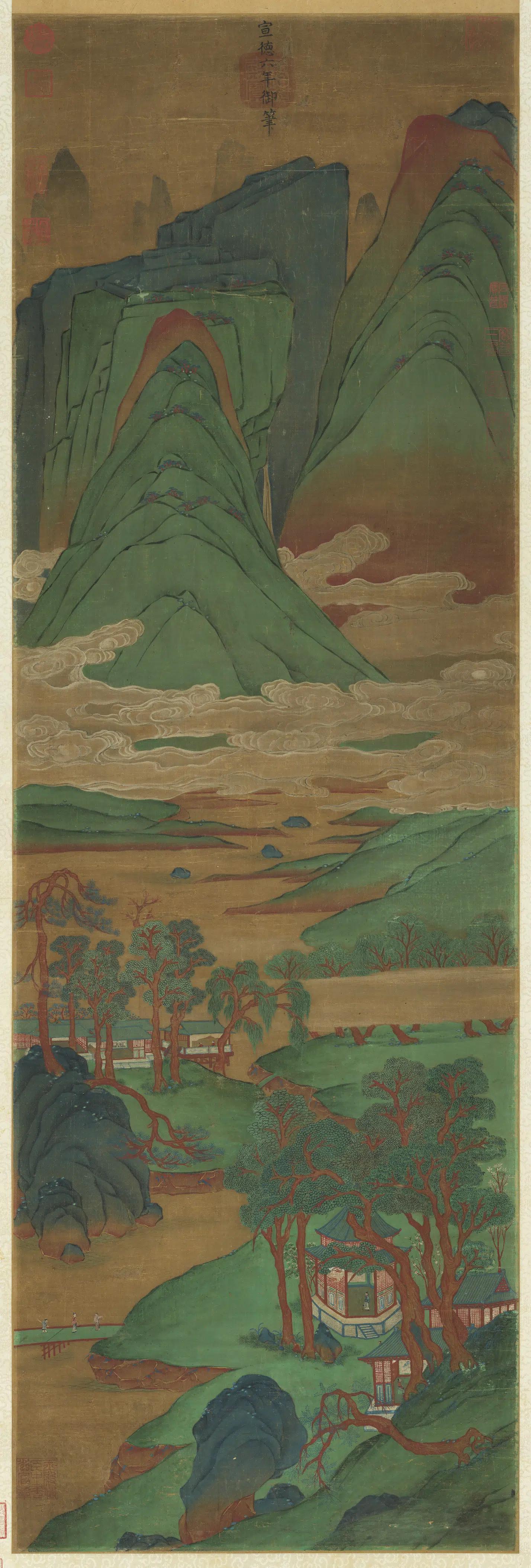 明朝【明宣宗朱瞻基】《山水图轴》