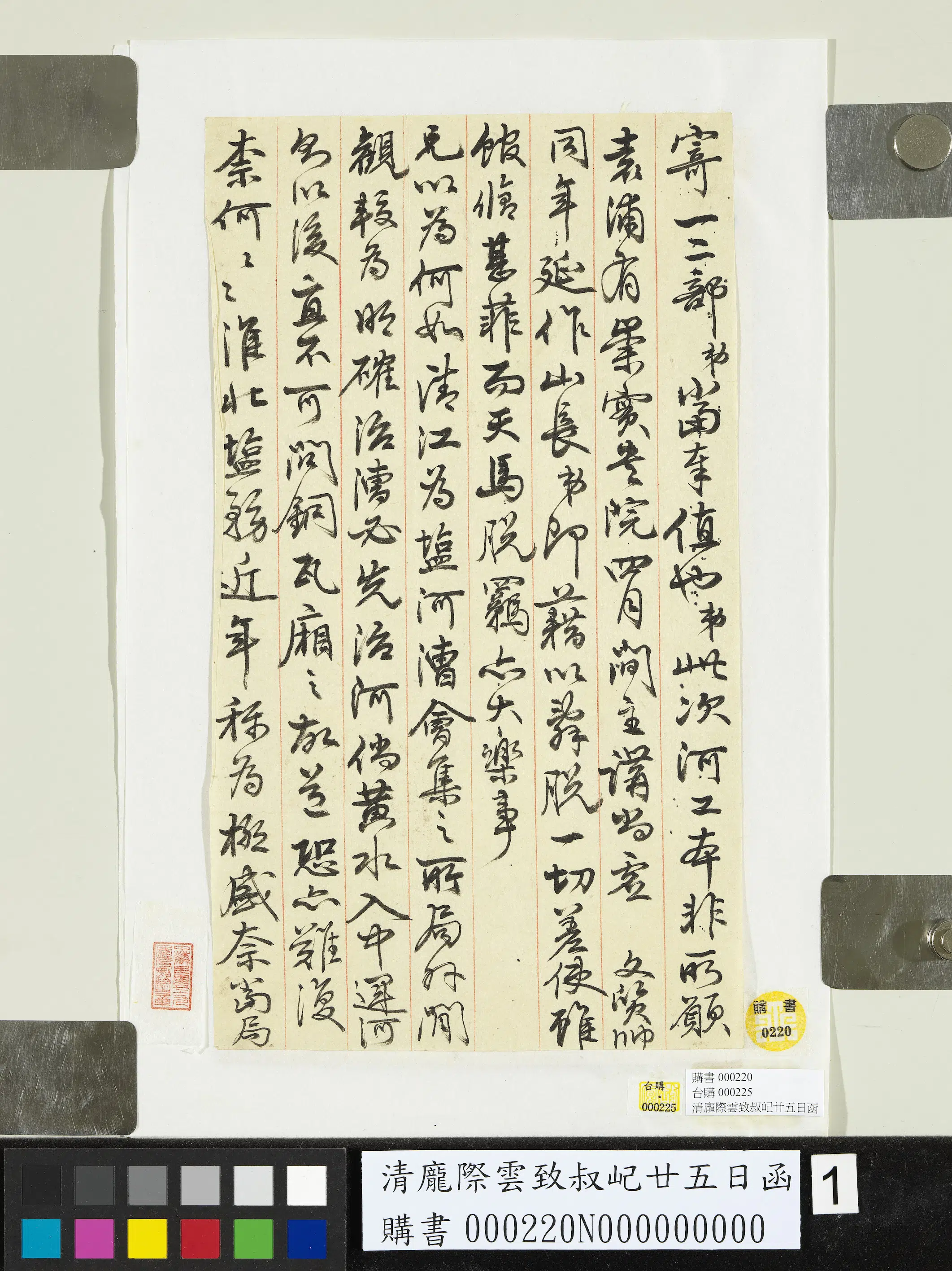清代【庞际云】《致叔屺廿五日函》 第2张