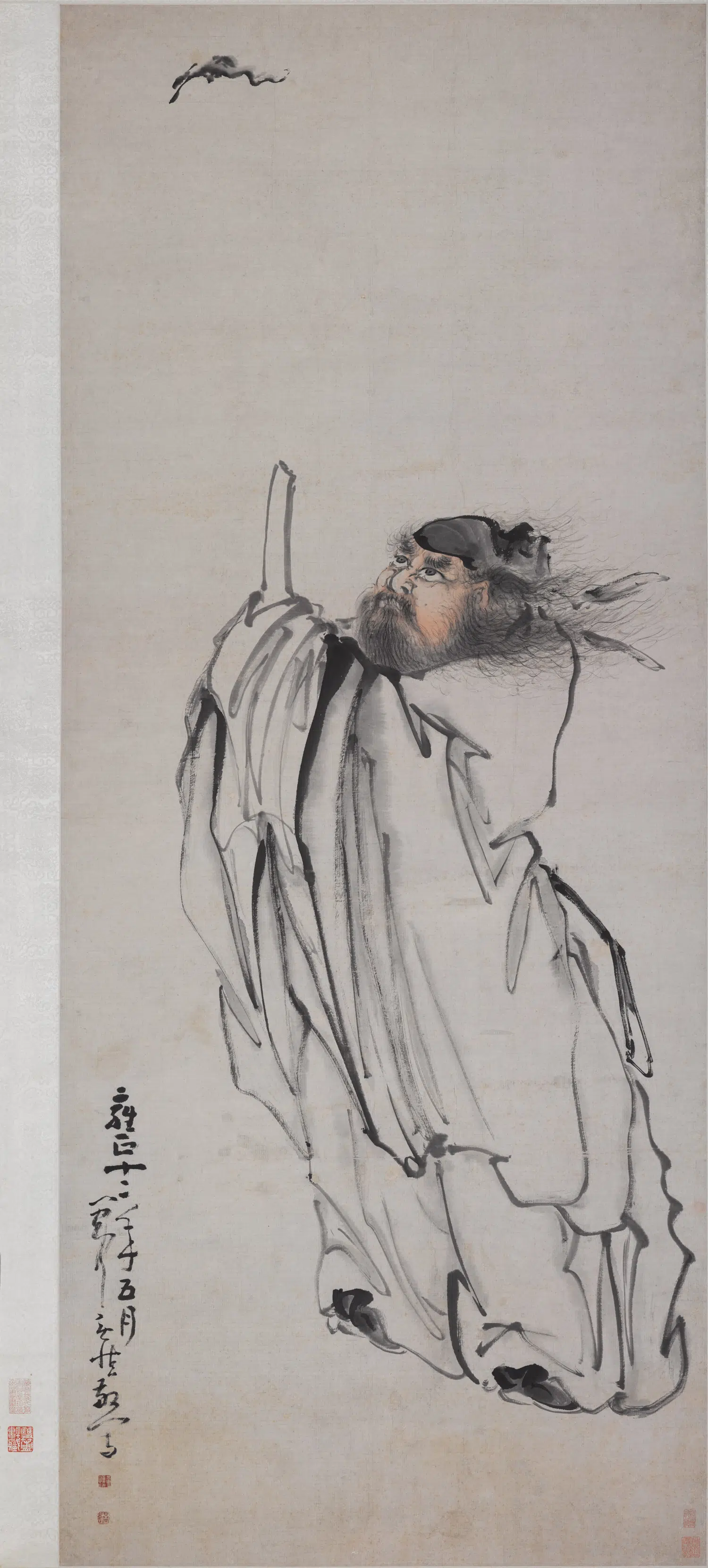 清代【黄慎】《钟馗图轴》