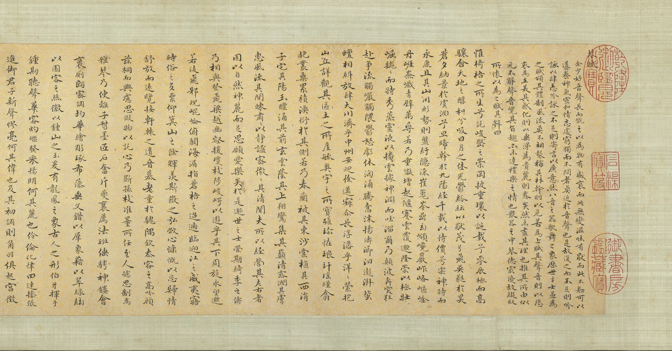 明朝【许光祚】《书琴赋卷》 第3张