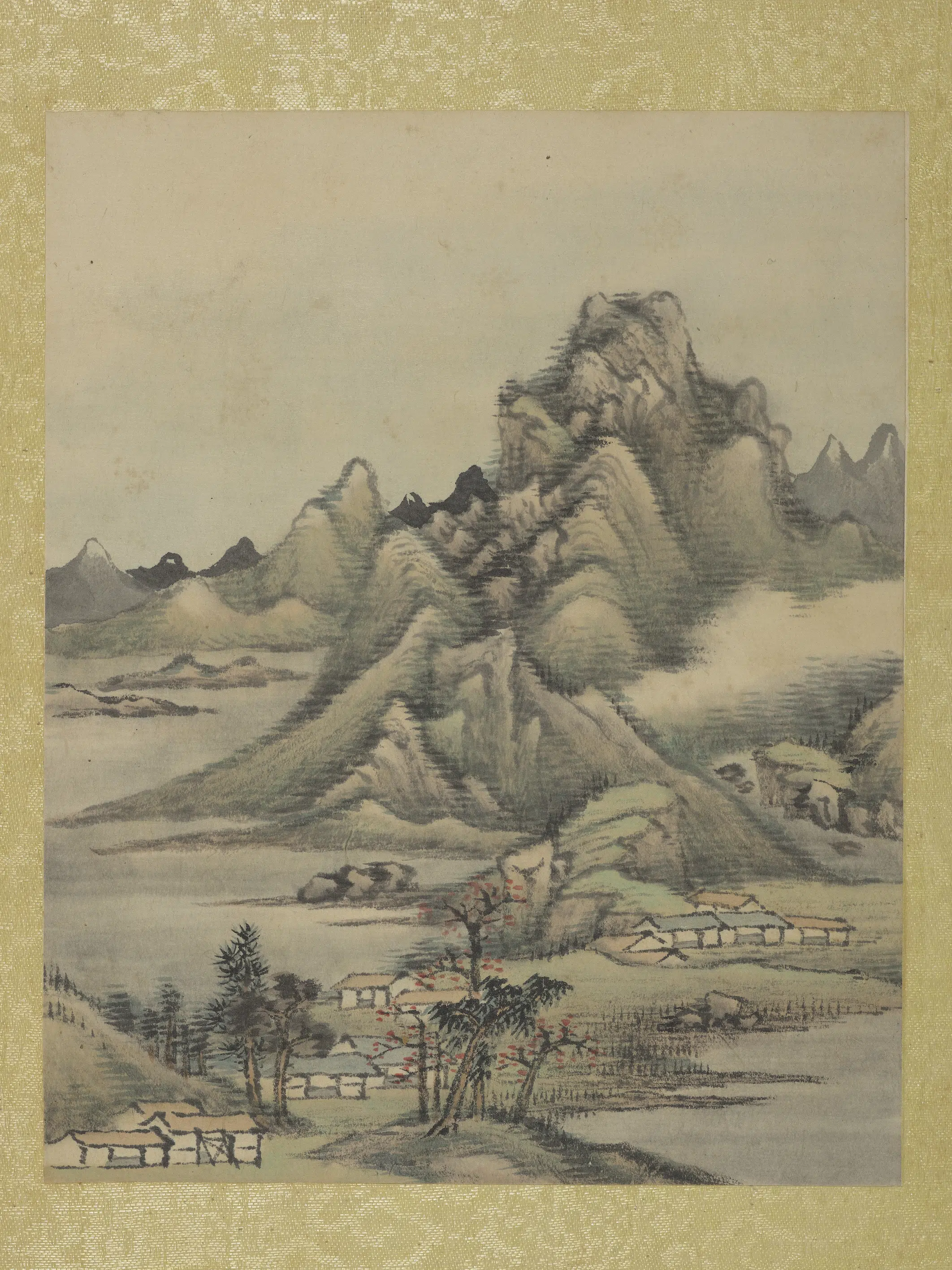 清朝【爱新觉罗·允禧】《允禧山水册》 第9张 清朝【爱新觉罗·允禧】《允禧山水册》 第9张