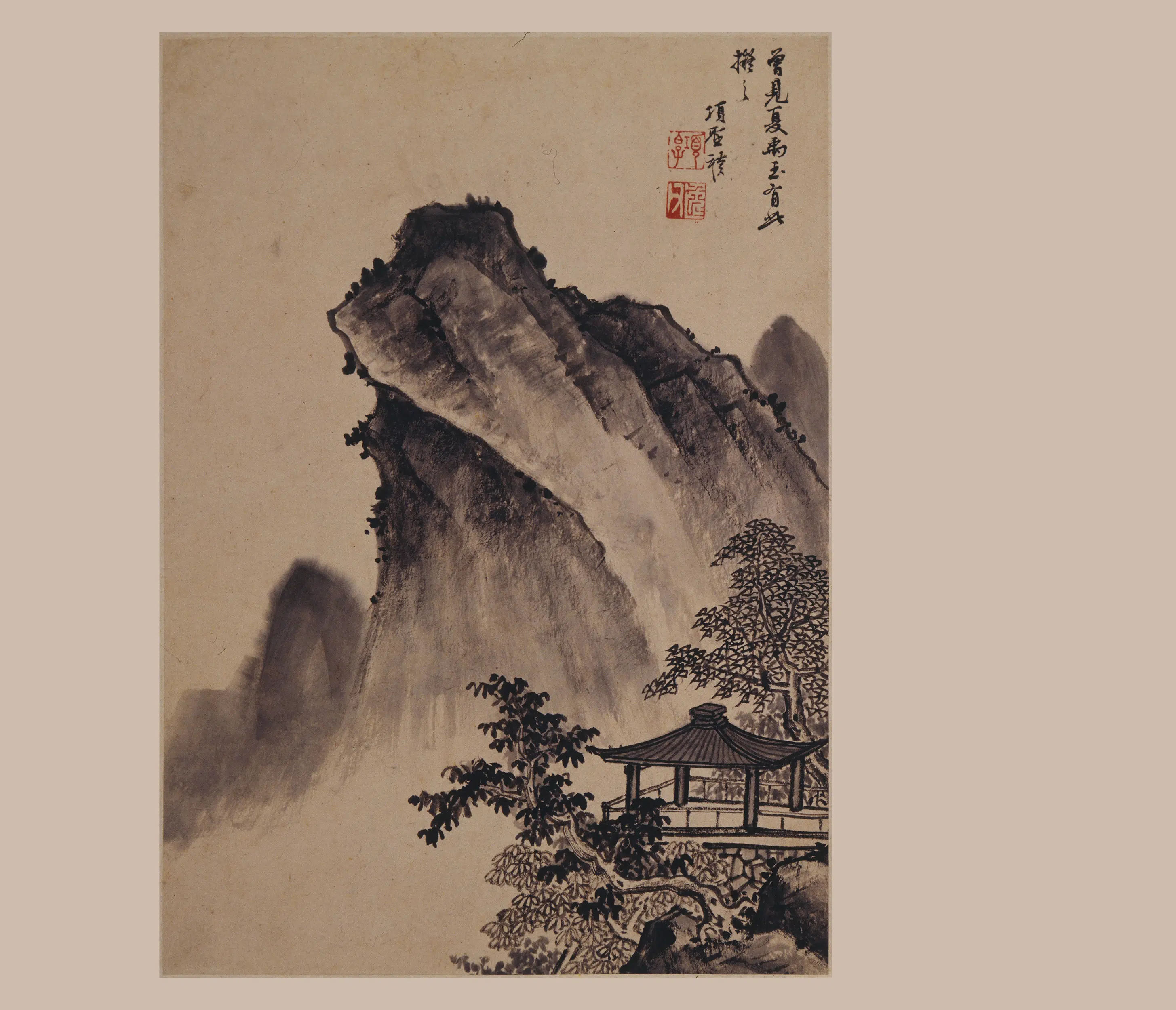 明朝【项圣谟】《山水册》