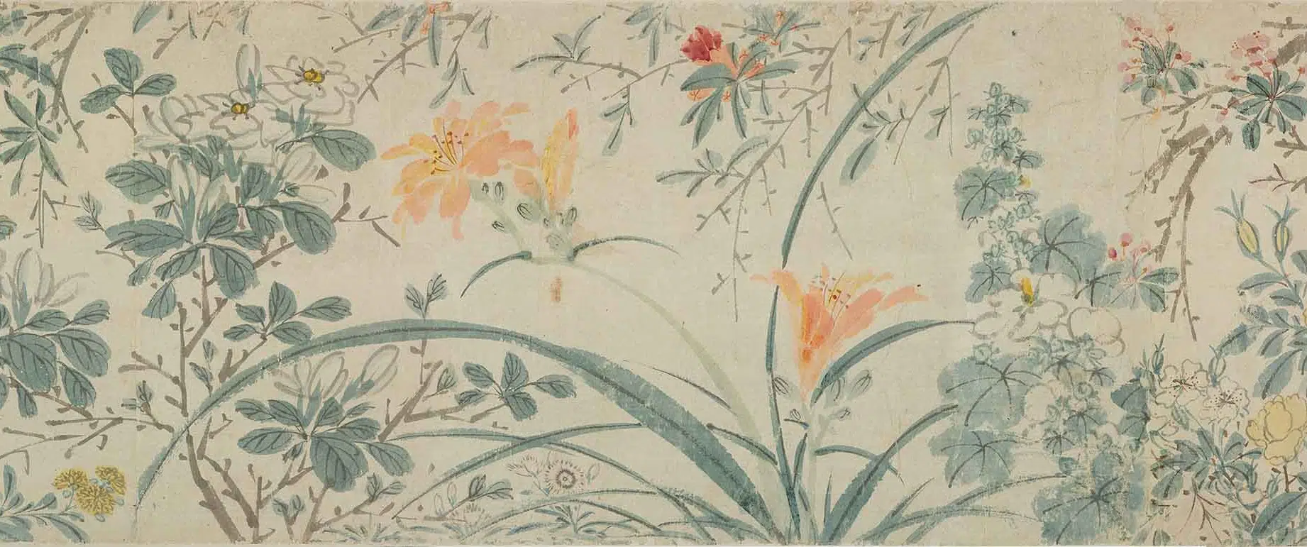 明朝【陈淳（道复）】《四季花卉卷》 第5张