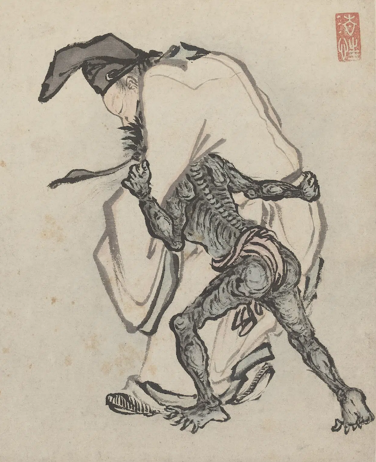明朝【郭诩】《人物册》 第7张 明朝【郭诩】《人物册》 第7张