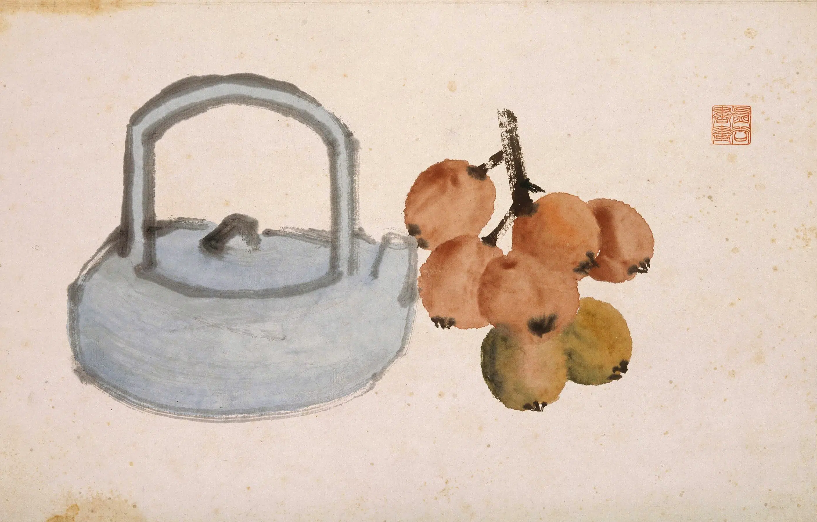 清代【虚谷】《花果册》 第6张