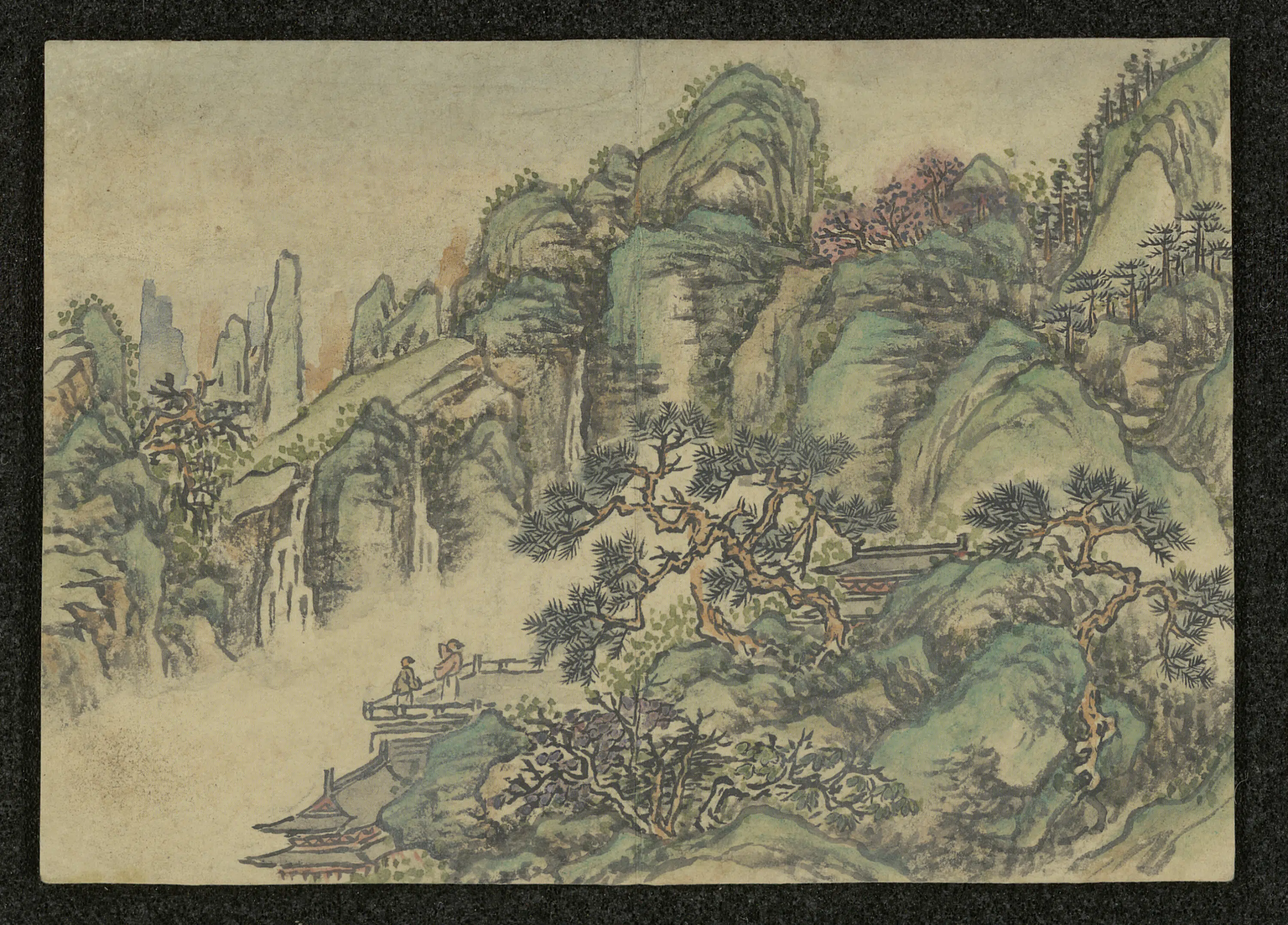 清代【方琮】《山水册（11开）》 第7张