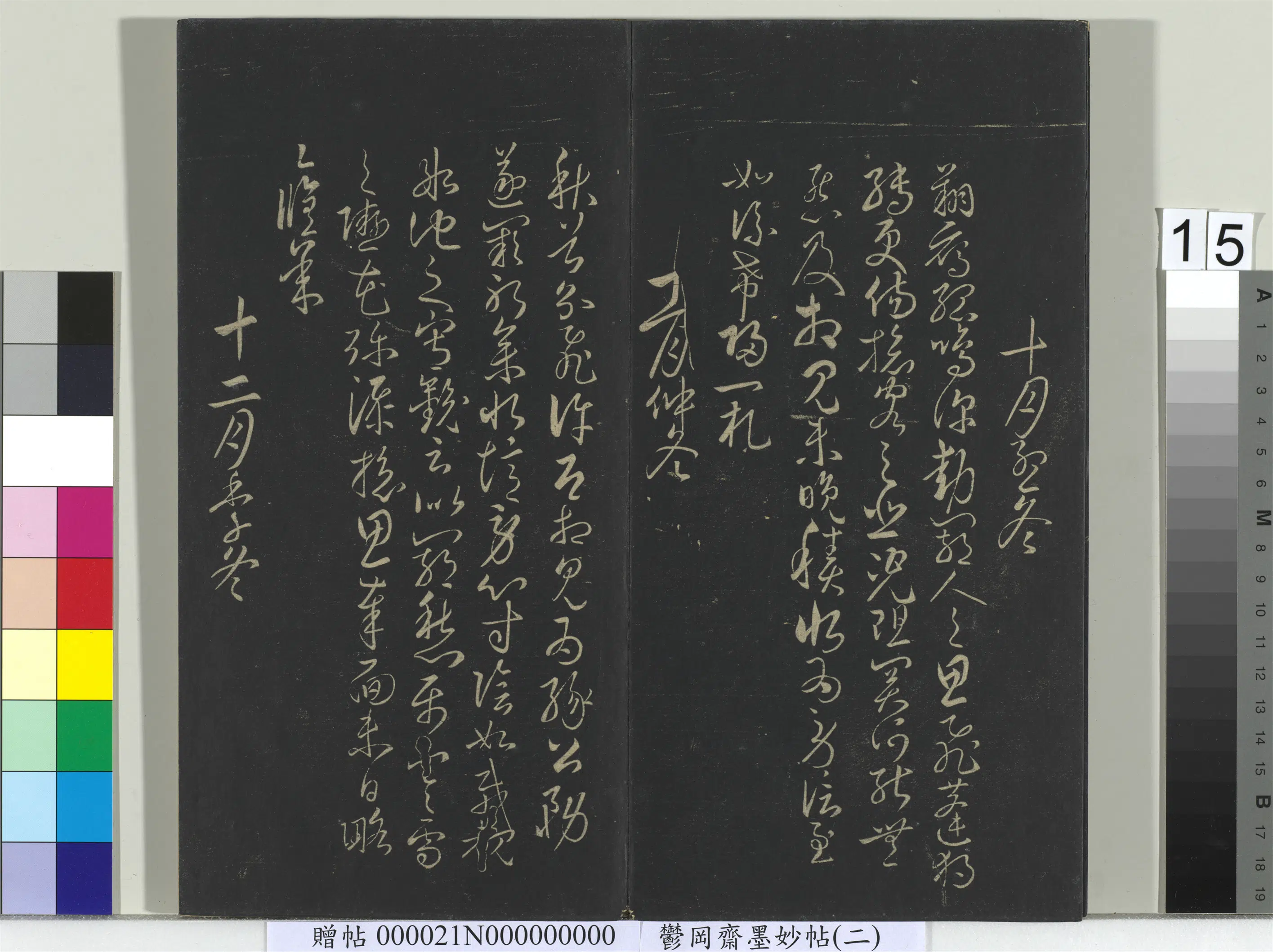 唐朝【佚名】《郁冈斋墨妙帖(七)册-唐无名氏书月仪》 第6张 唐朝【佚名】《郁冈斋墨妙帖(七)册-唐无名氏书月仪》 第6张