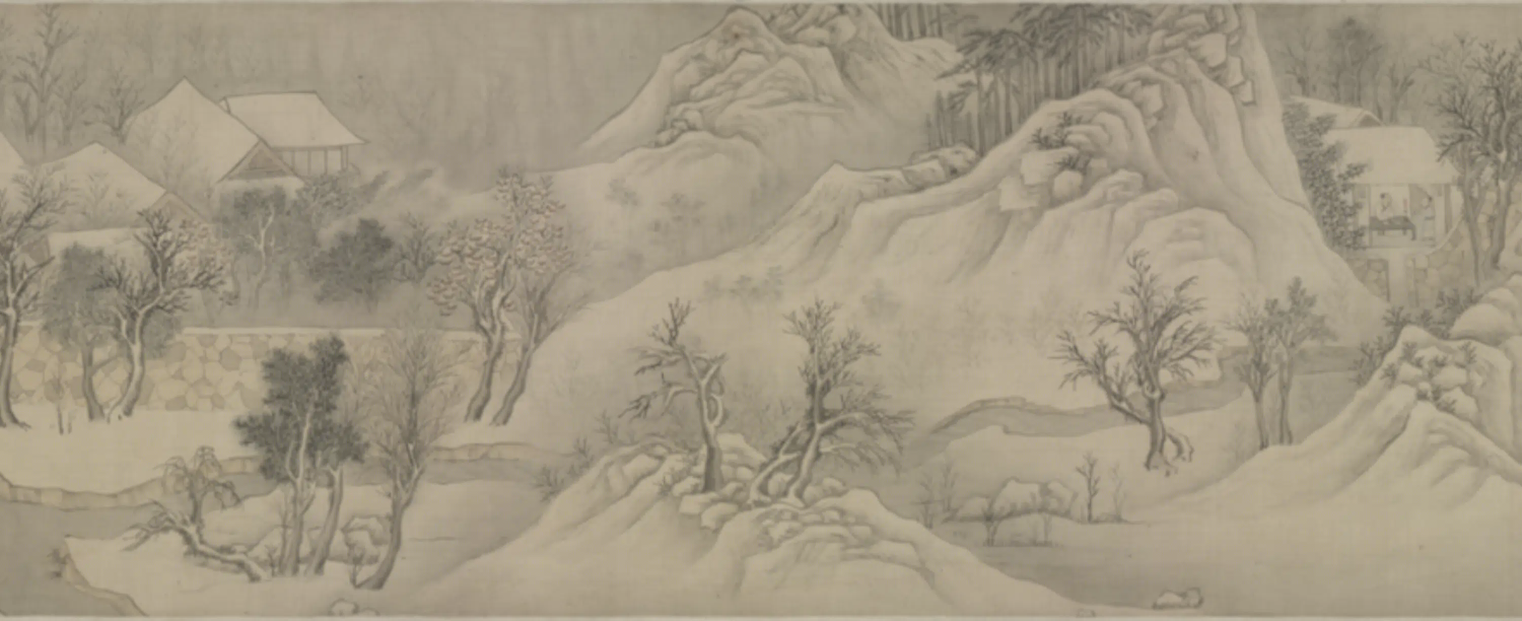 明朝【黄昌言】《雪夜暮归卷》 第9张 明朝【黄昌言】《雪夜暮归卷》 第9张