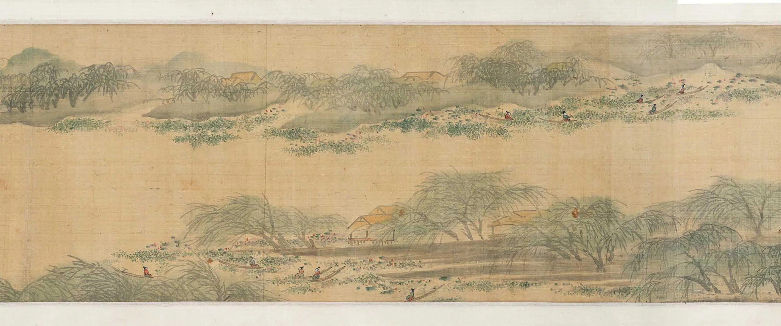 明朝【陈淳(道复)】《采莲图卷》 第4张 明朝【陈淳(道复)】《采莲图卷》 第4张