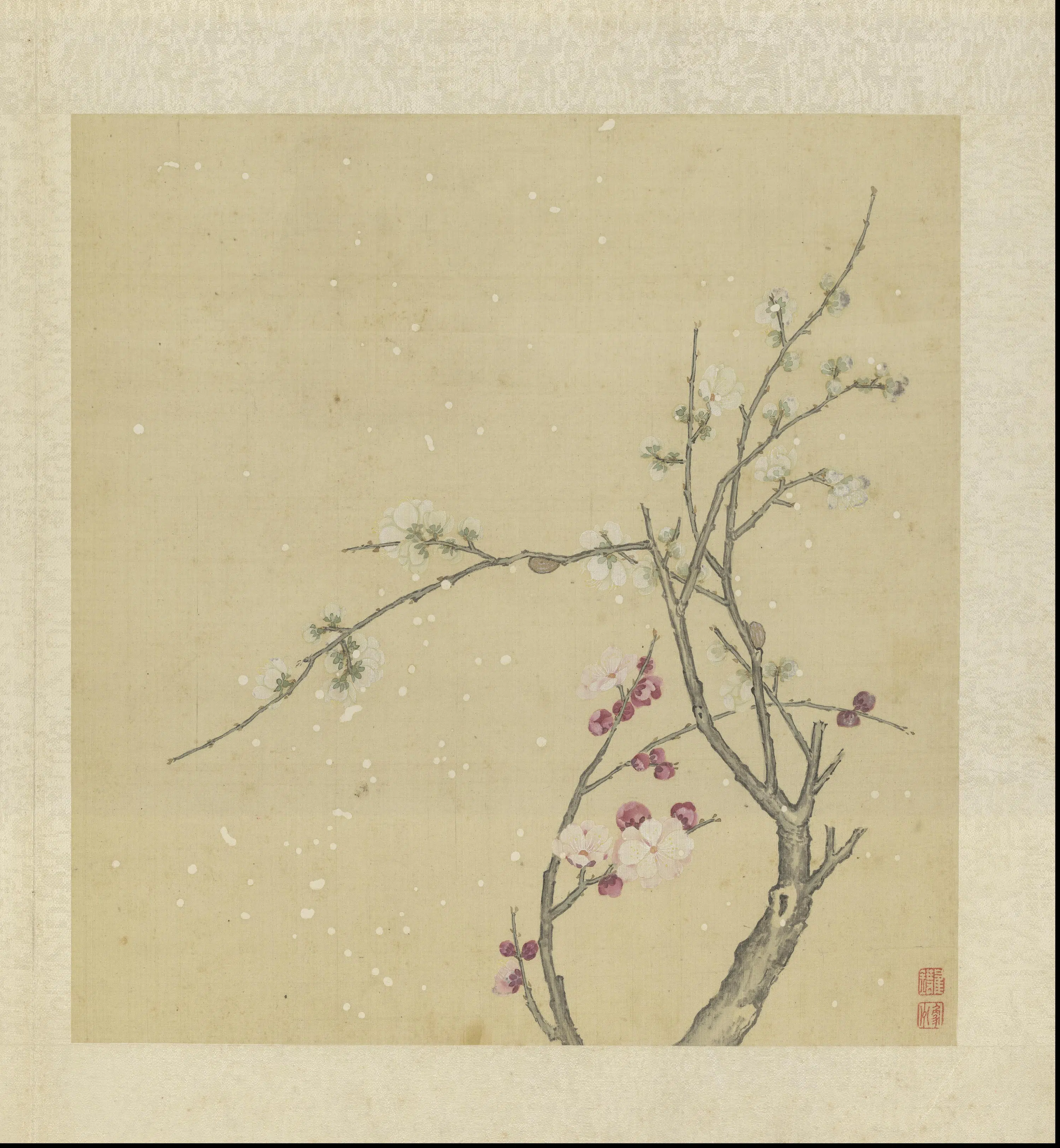 清代【崔鏏】《花卉草虫图册》 第4张