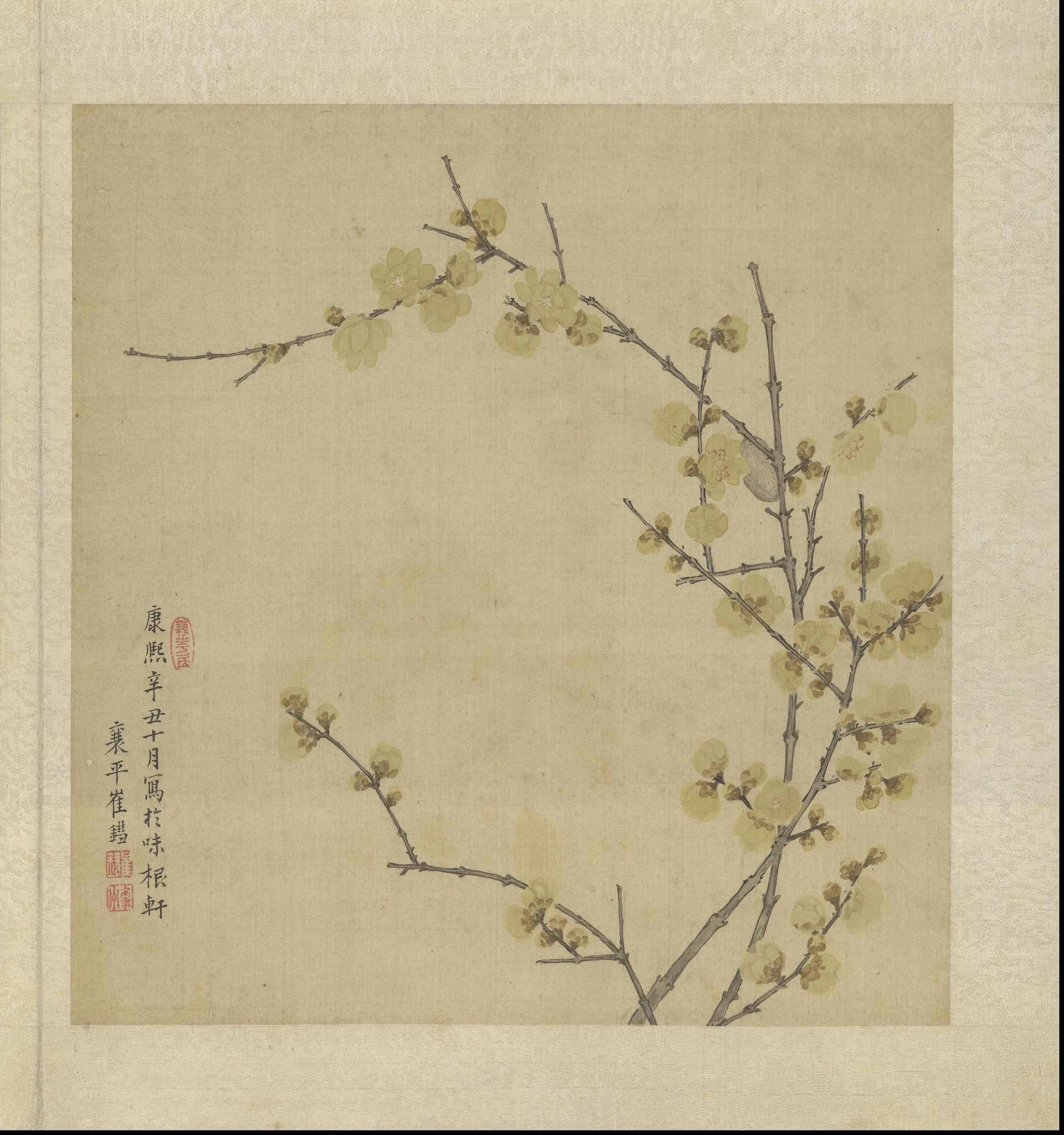 清代【崔鏏】《花卉草虫图册》 第12张