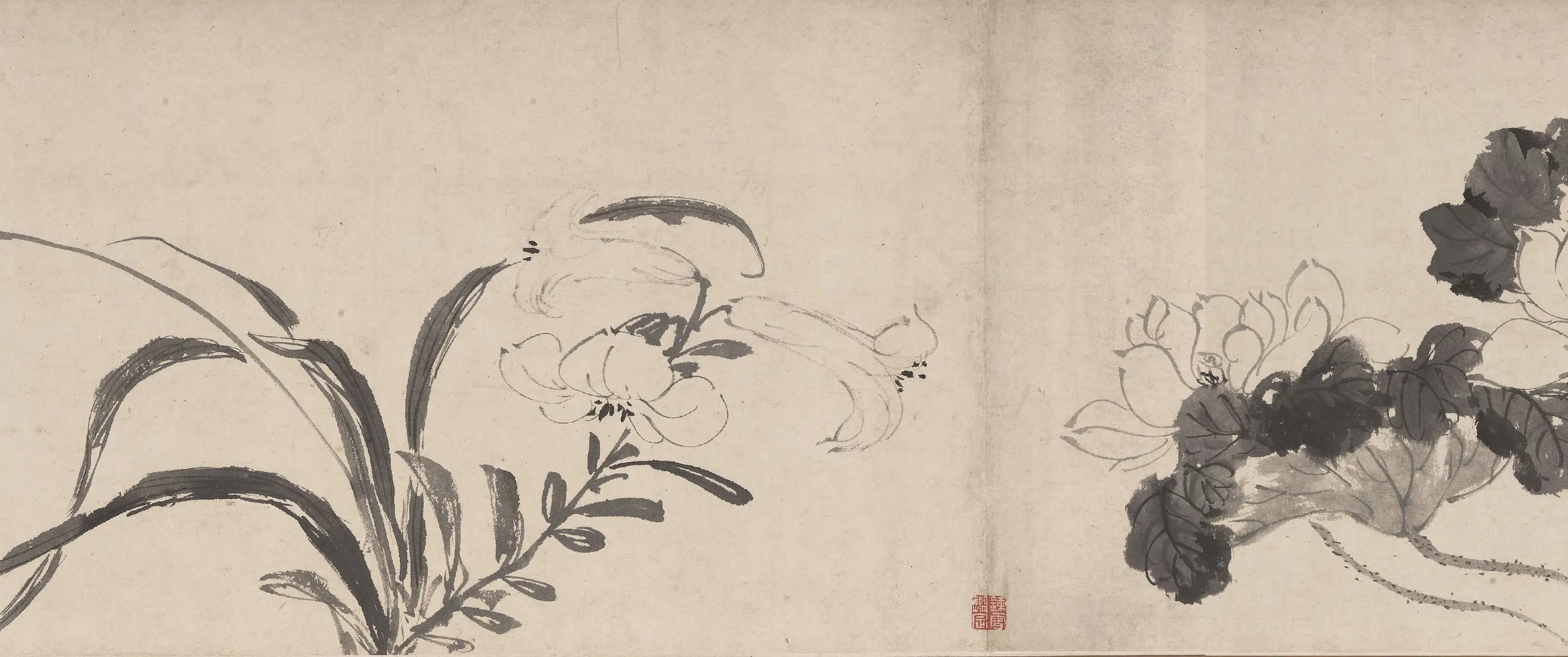 明朝【陈淳（道复）】《花卉图卷-2》 第3张