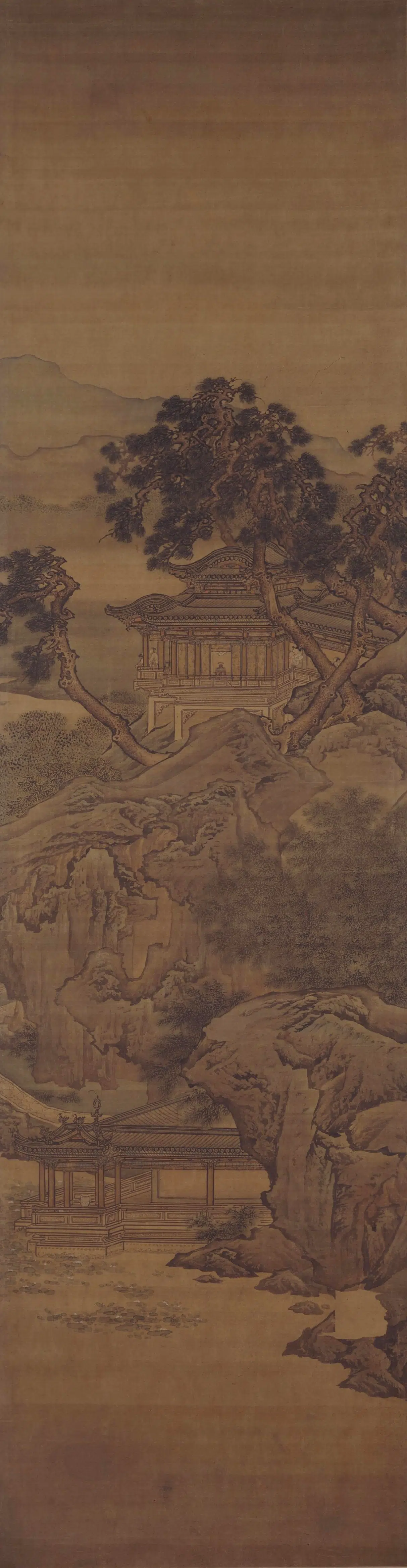 清代【袁耀】《九成宫通景屏》 第10张 清代【袁耀】《九成宫通景屏》 第10张