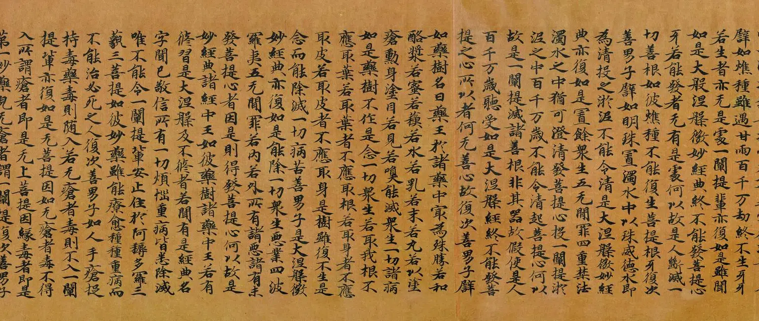 唐朝【佚名】《大般涅槃经菩萨品卷》 第4张 唐朝【佚名】《大般涅槃经菩萨品卷》 第4张