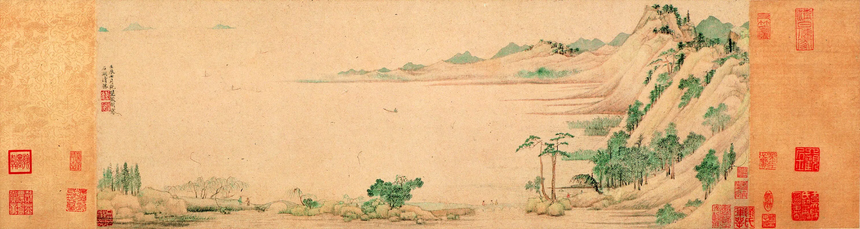 明朝【文徵明（文征明）】《石湖清胜图卷》