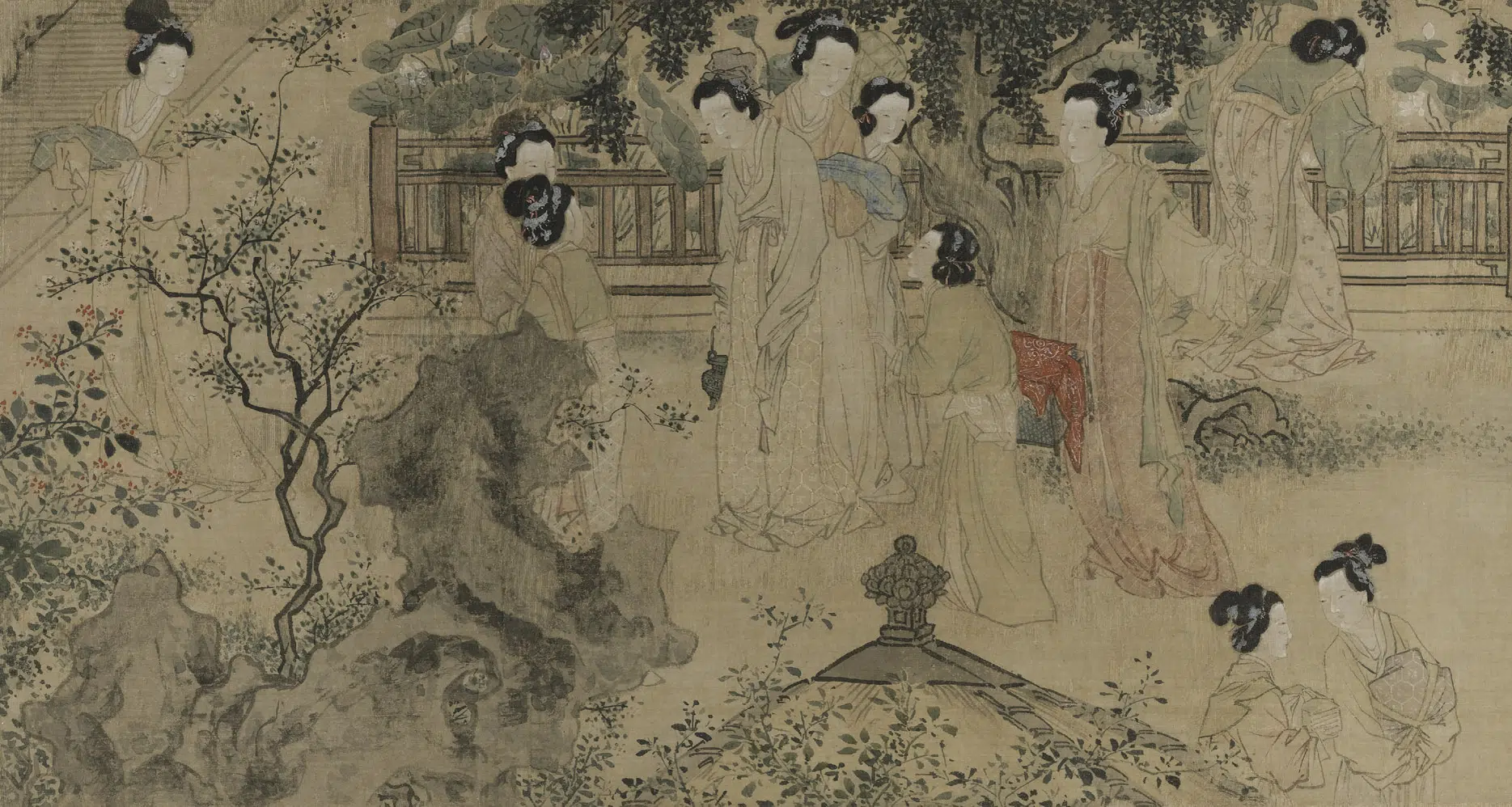 明朝【杜堇】《仕女图卷》
