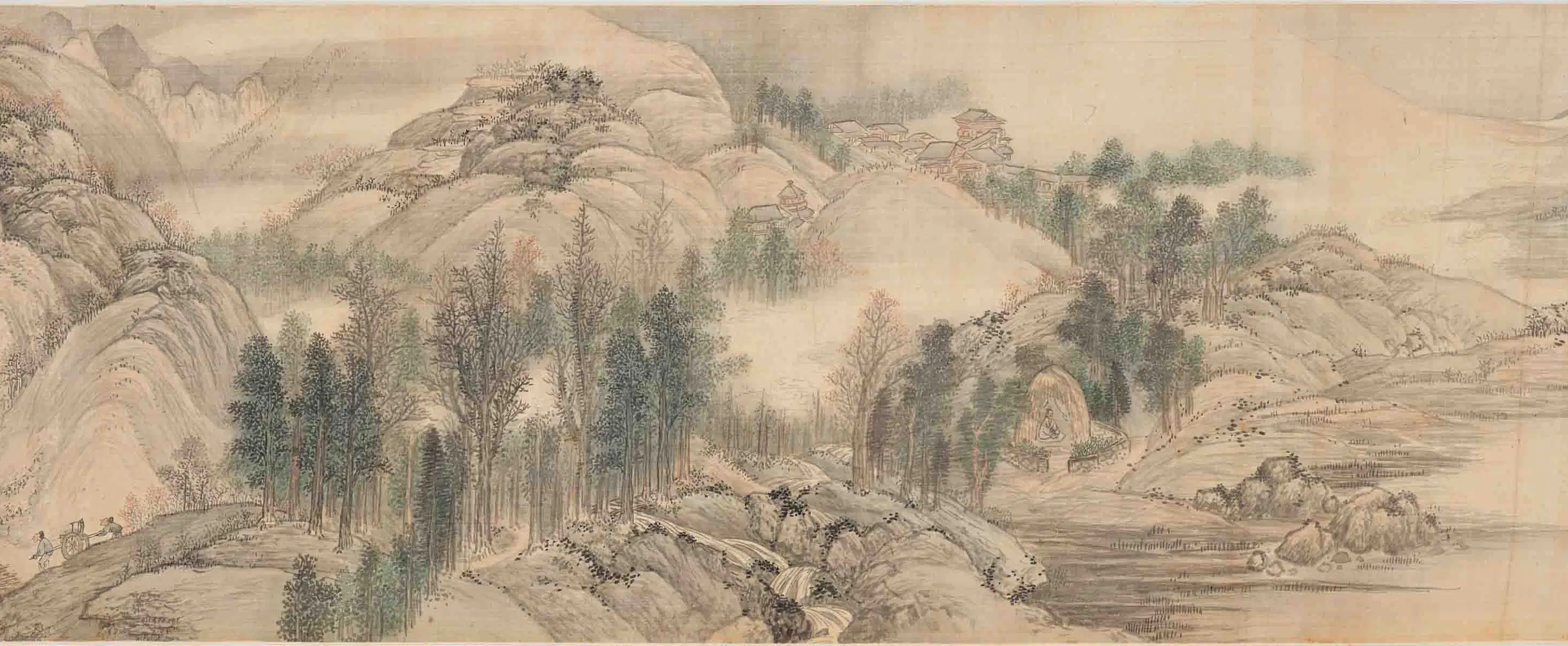 清代【王槩（王概）】《秋帆旷揽图卷》 第10张