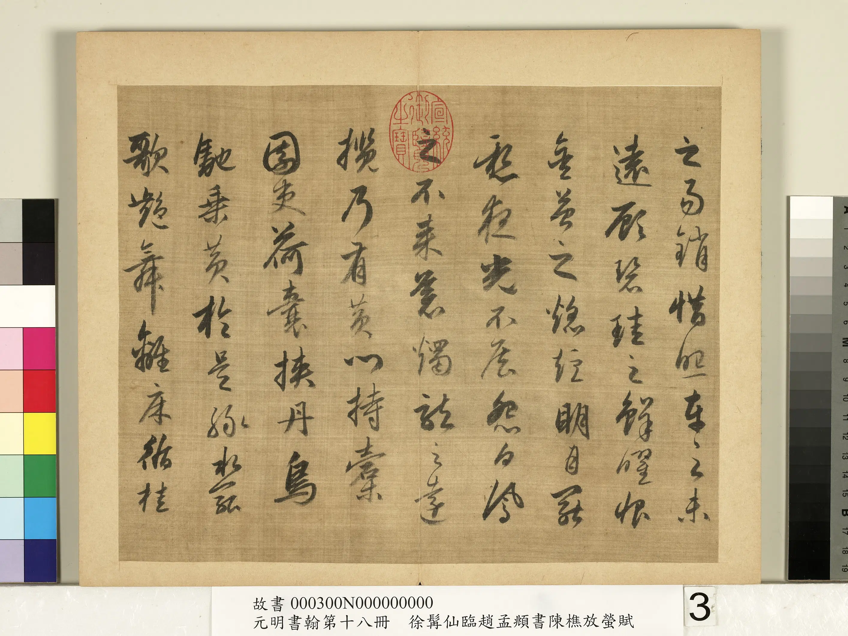 明朝【徐霖】《临赵孟頫行书陈樵放萤赋-元明书翰第十八册》 第7张