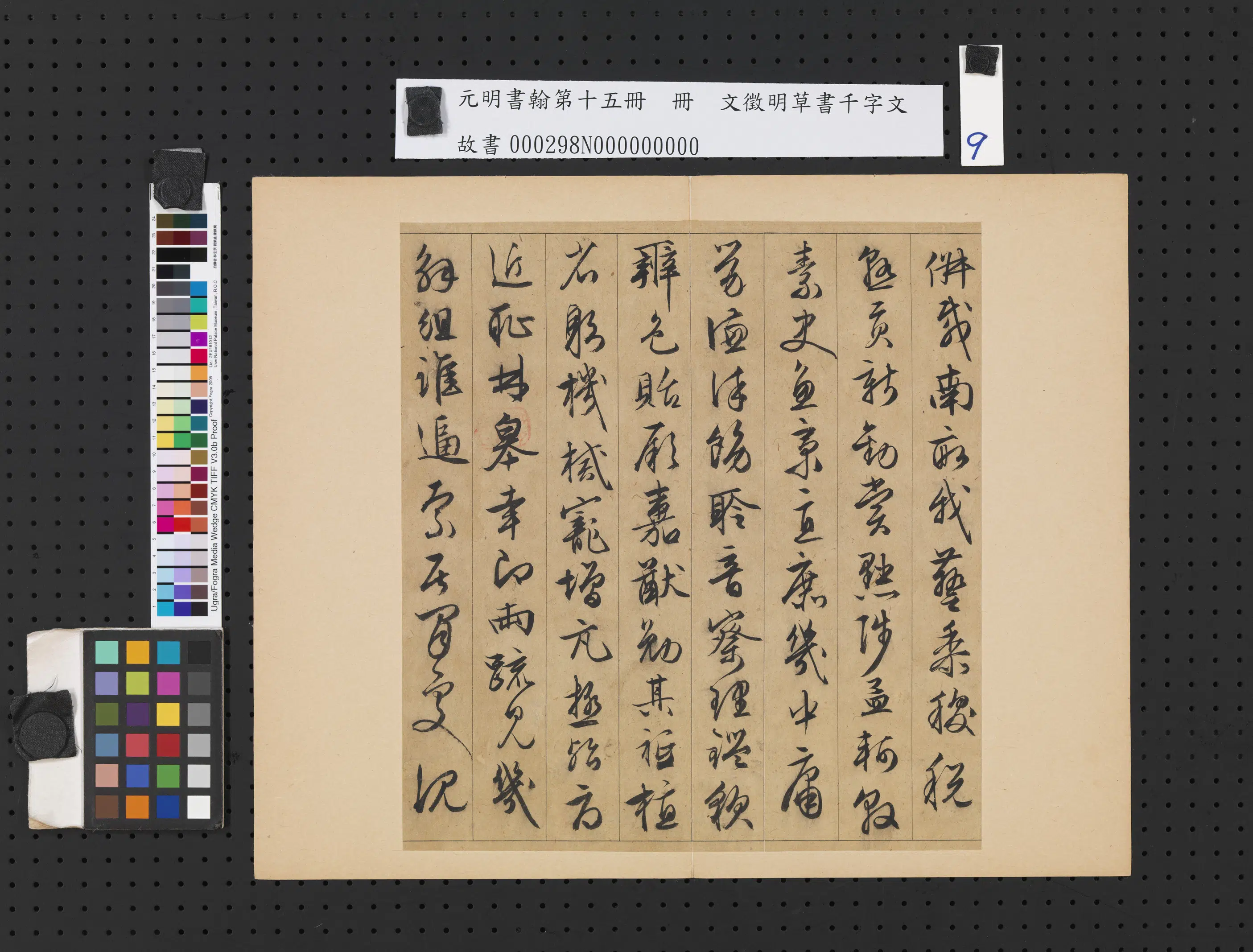 明朝【文征明徵明】《草书千字文-元明书翰第十五册》 第14张 明朝【文征明徵明】《草书千字文-元明书翰第十五册》 第14张