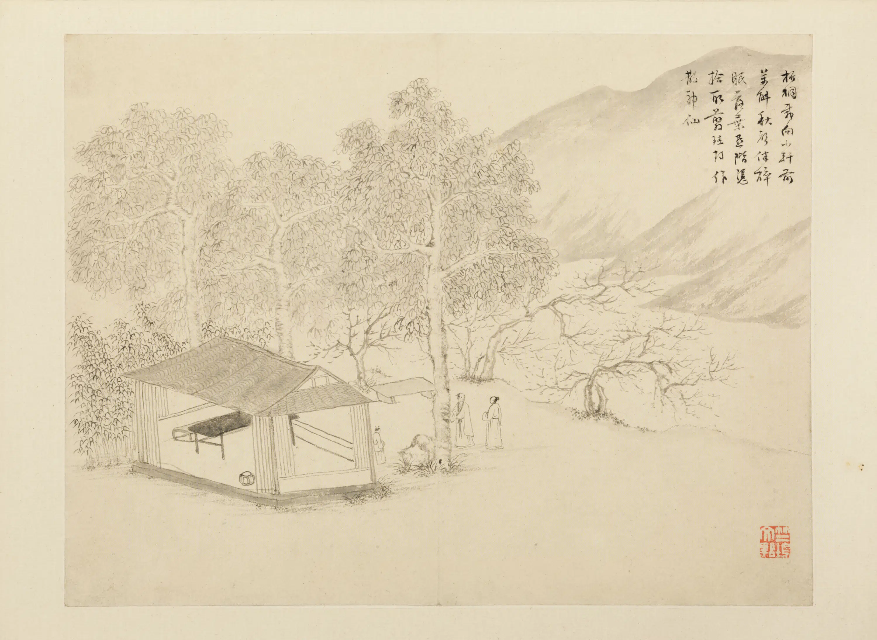 清代【文点】《山水图册》 第4张