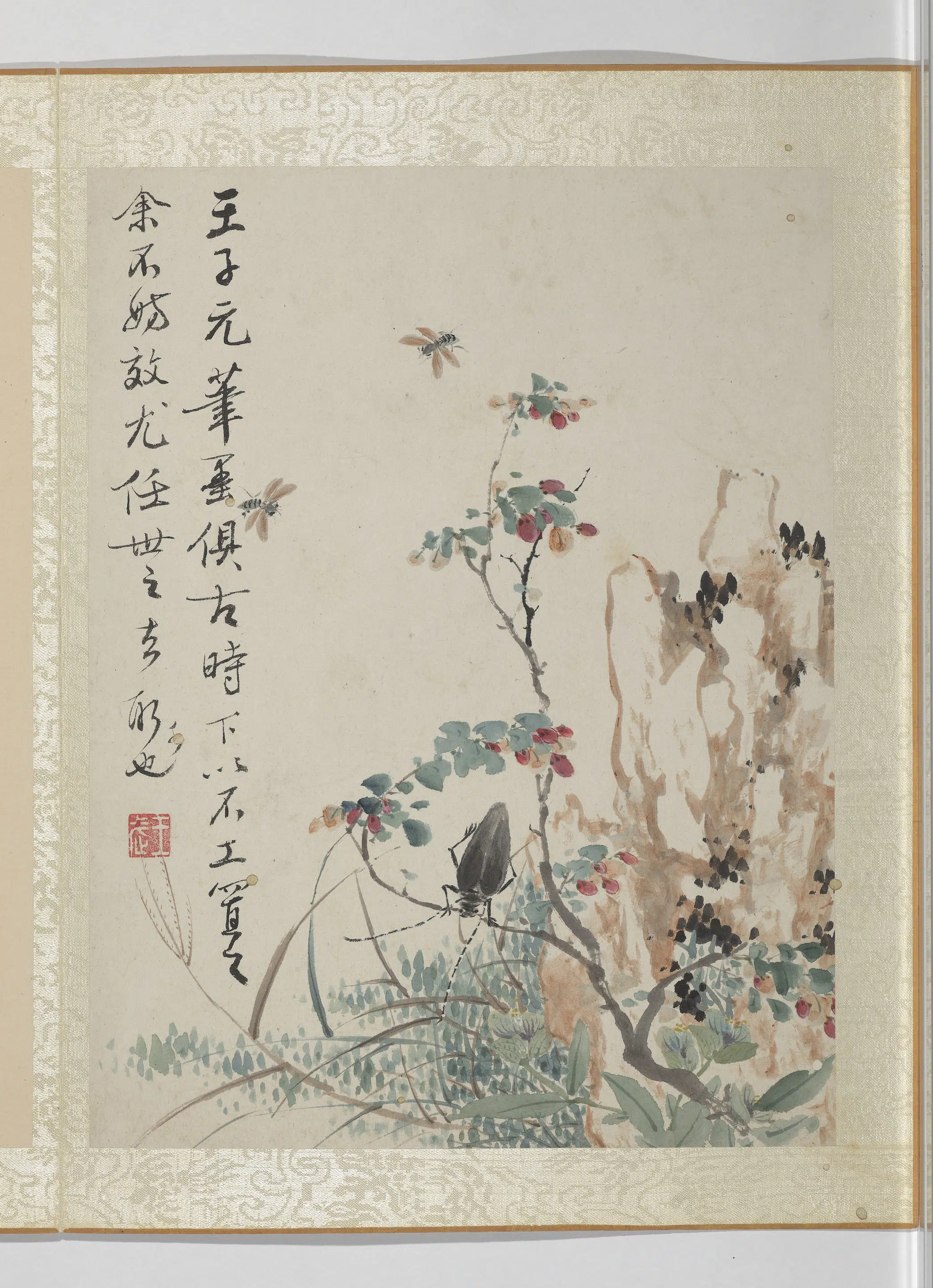 清代【王武】《花卉册》 第5张