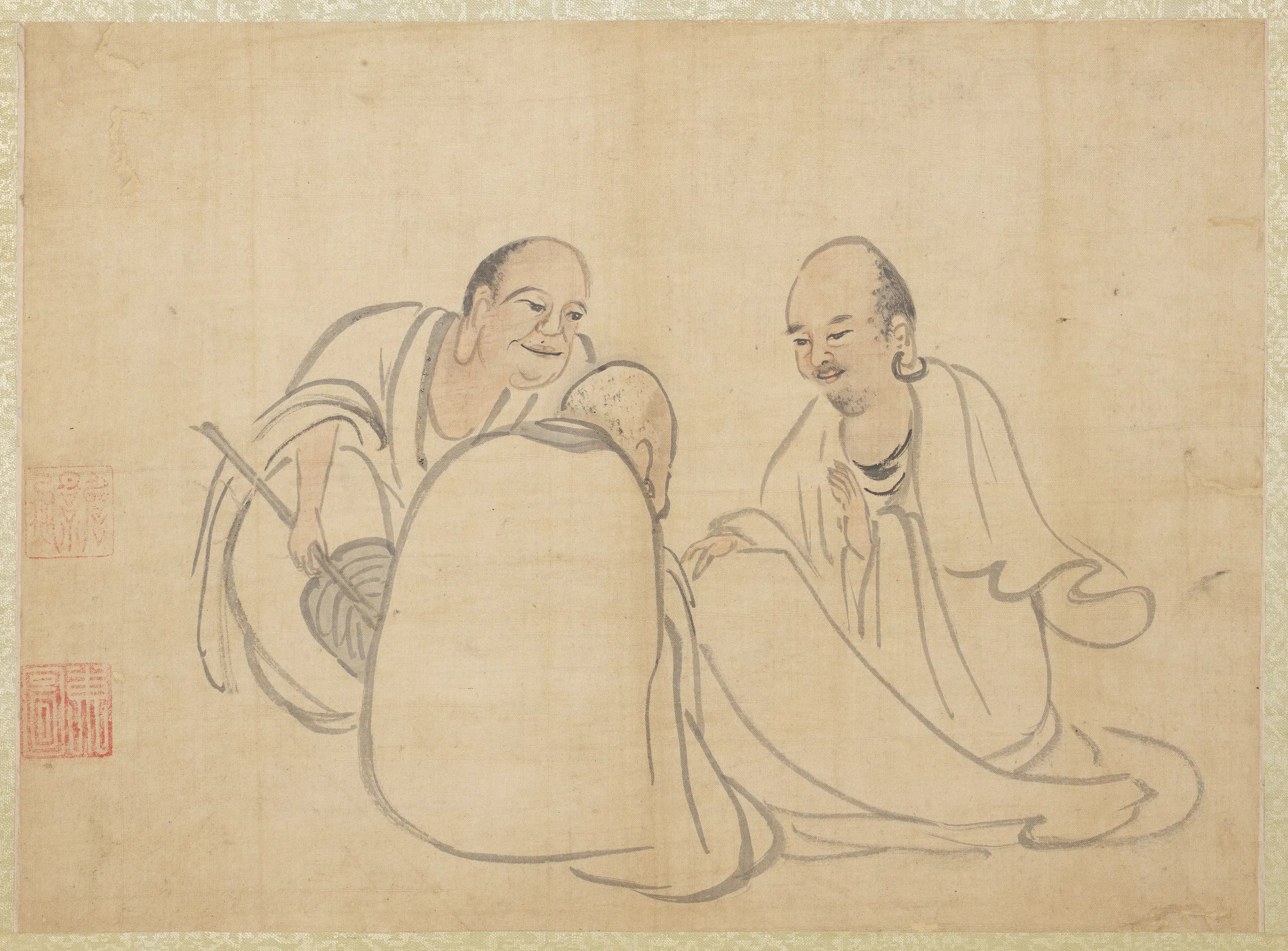元代《元人画十八应真册》 第6张 元代《元人画十八应真册》 第6张