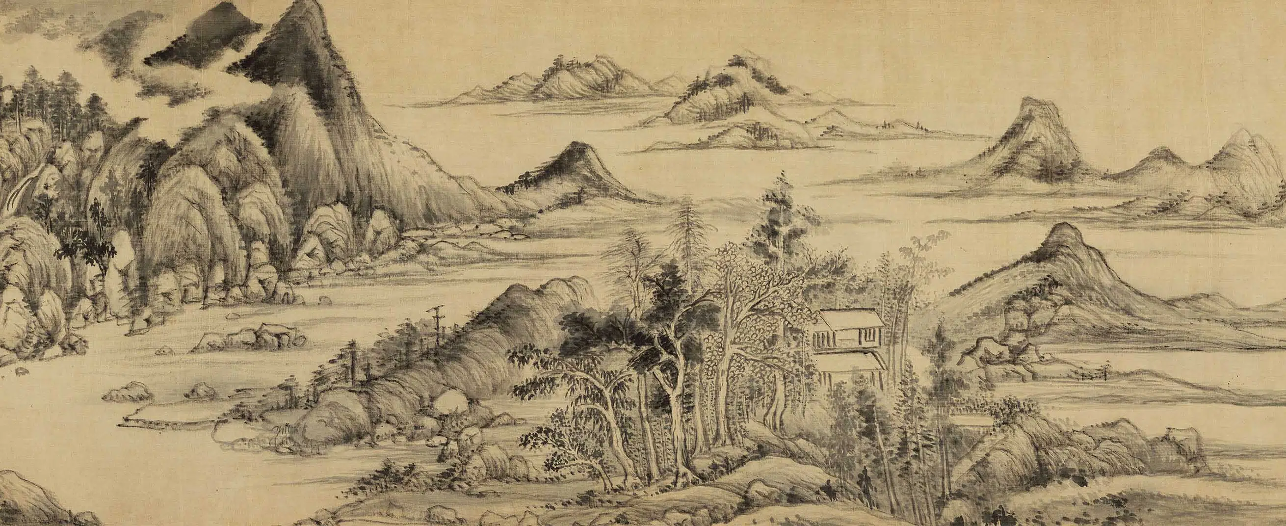 明朝【董其昌】《赠珂雪山水图卷》 第12张