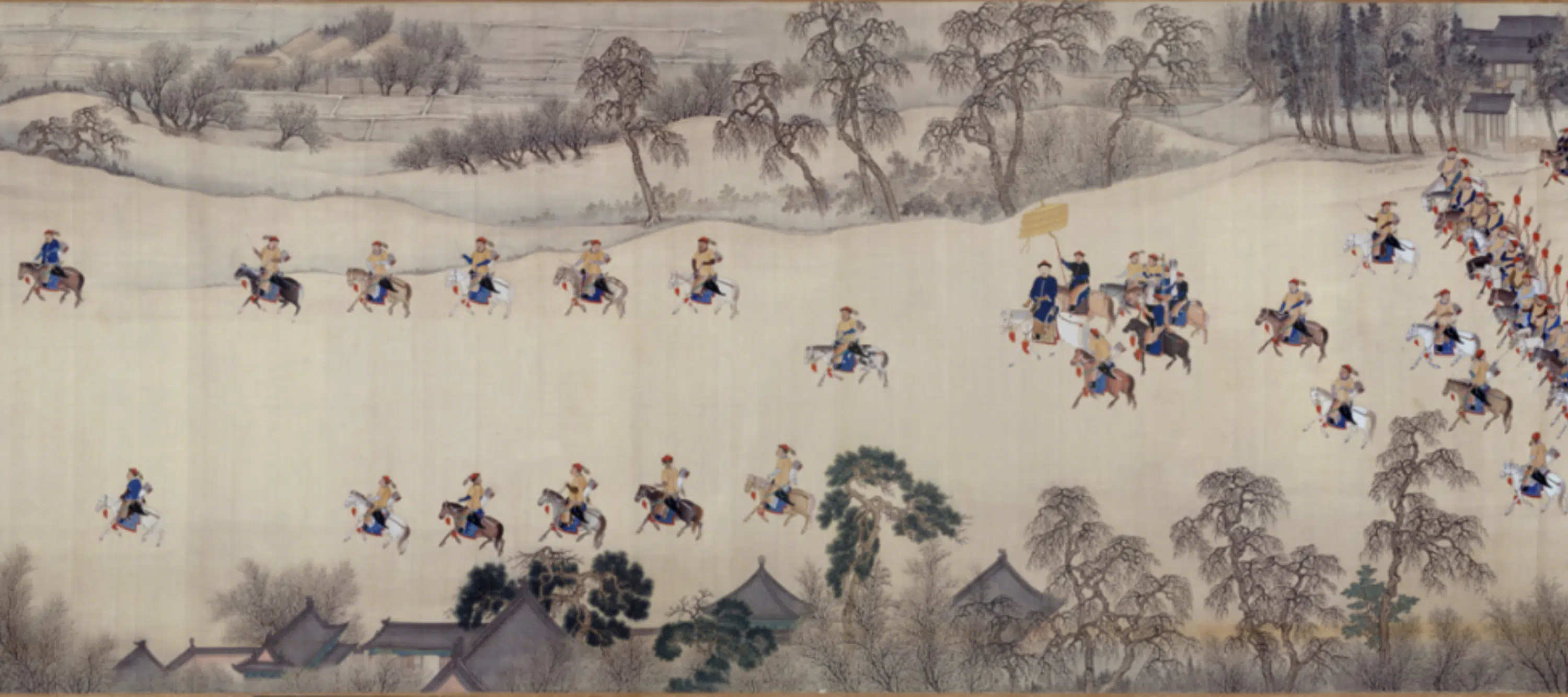 清代【爱新觉罗玄烨-康熙】《清人画南巡图第一卷》 第7张 清代【爱新觉罗玄烨-康熙】《清人画南巡图第一卷》 第7张