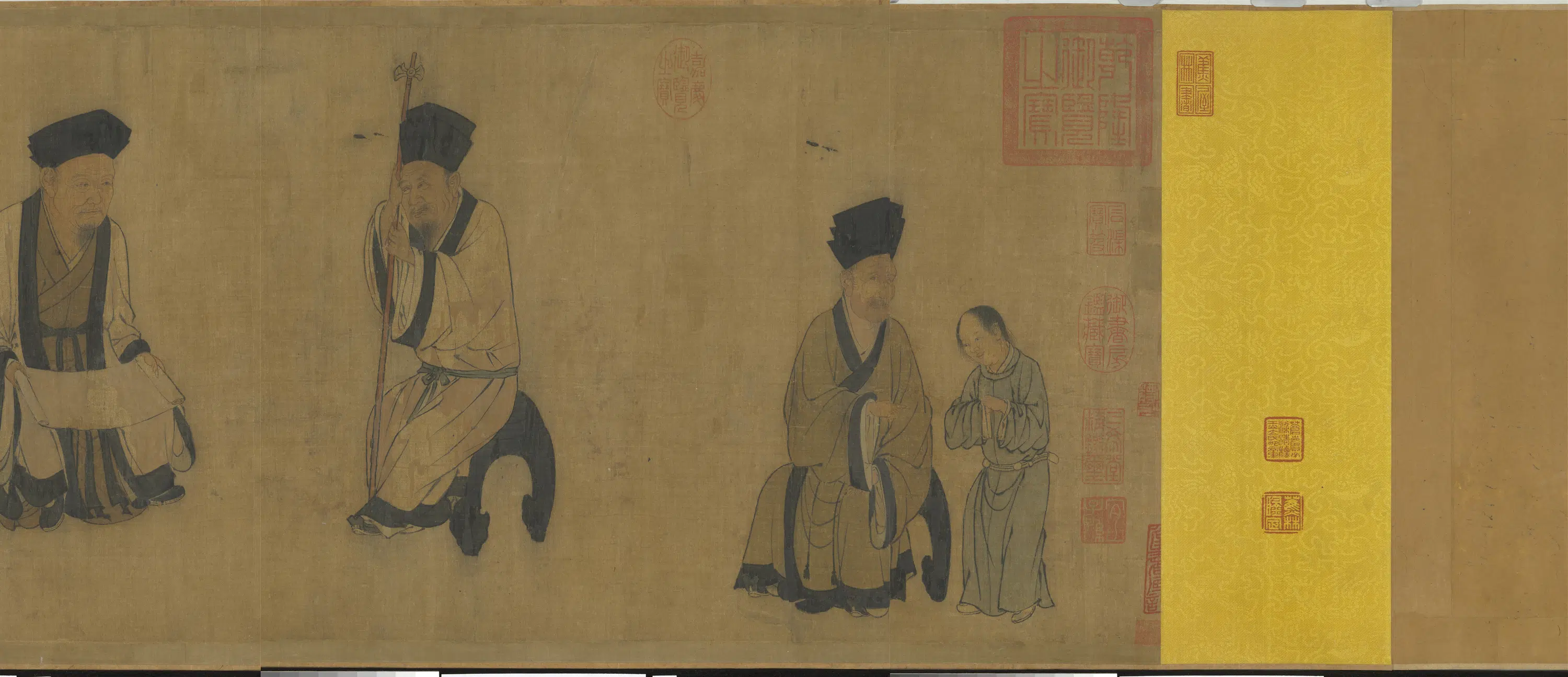 宋代《宋人耆英会图卷》 第4张 宋代《宋人耆英会图卷》 第4张