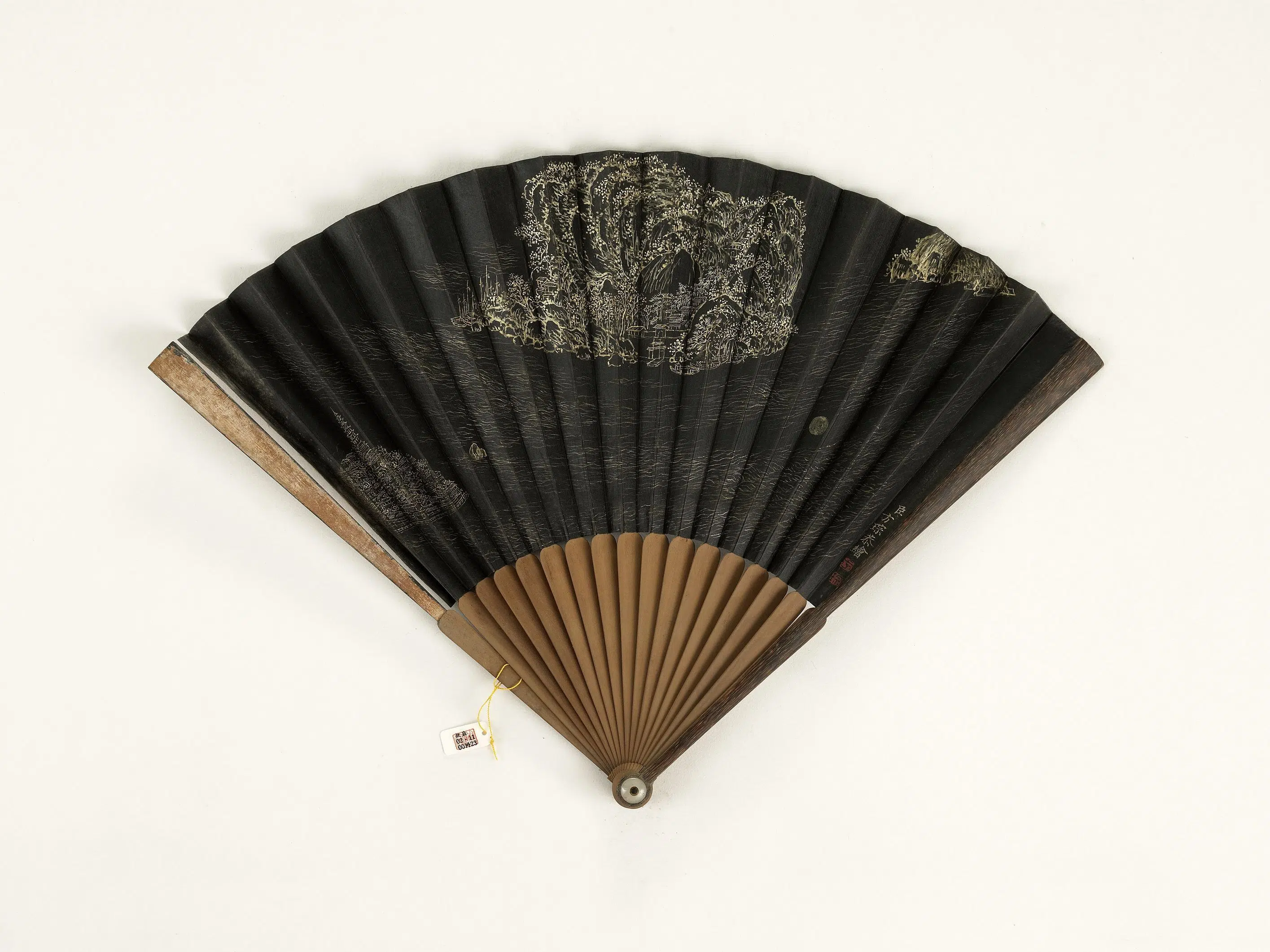 清代【方琮】《乾隆御制江月诗画山水》