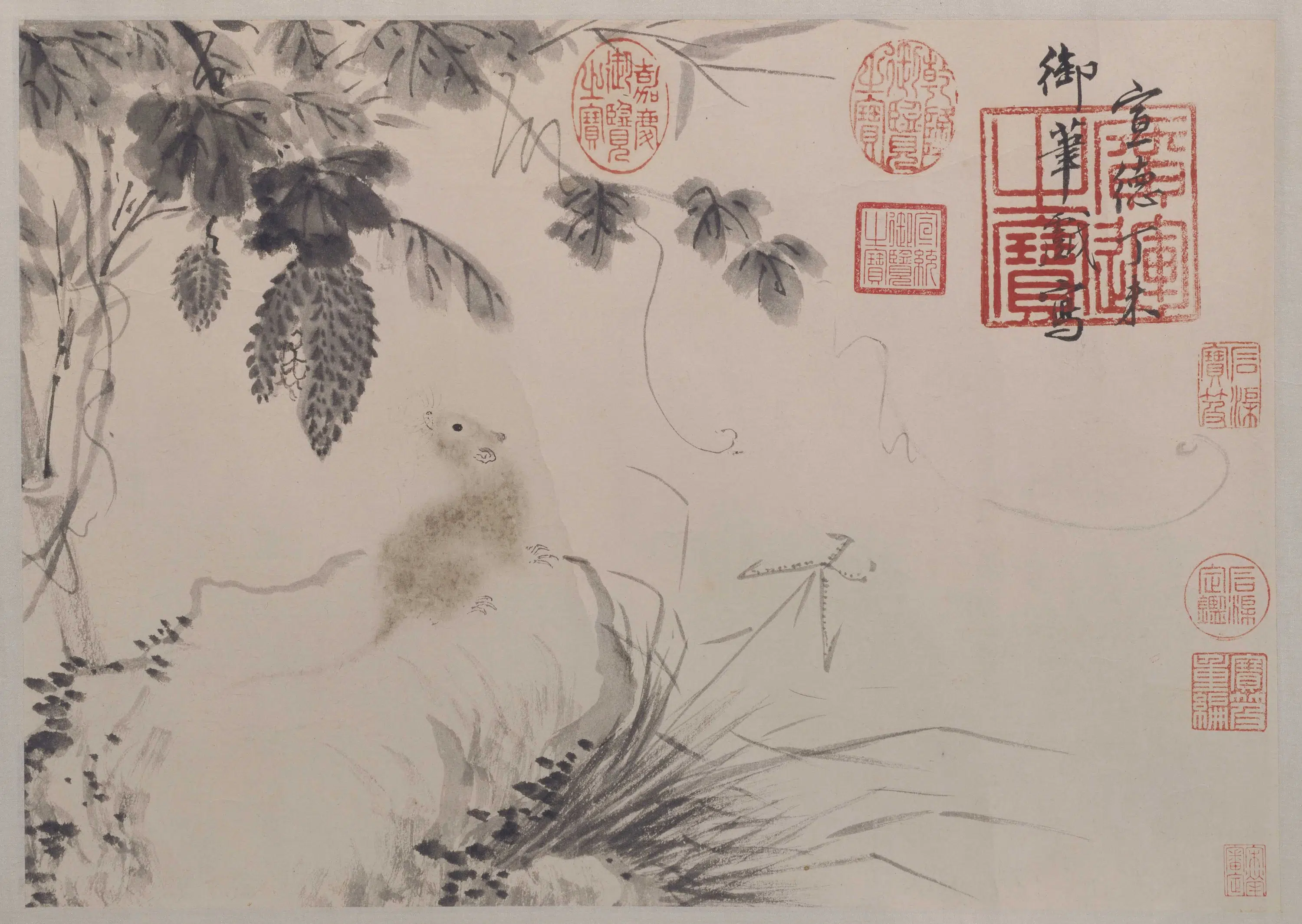 明朝【朱瞻基】《三鼠图册》 第3张