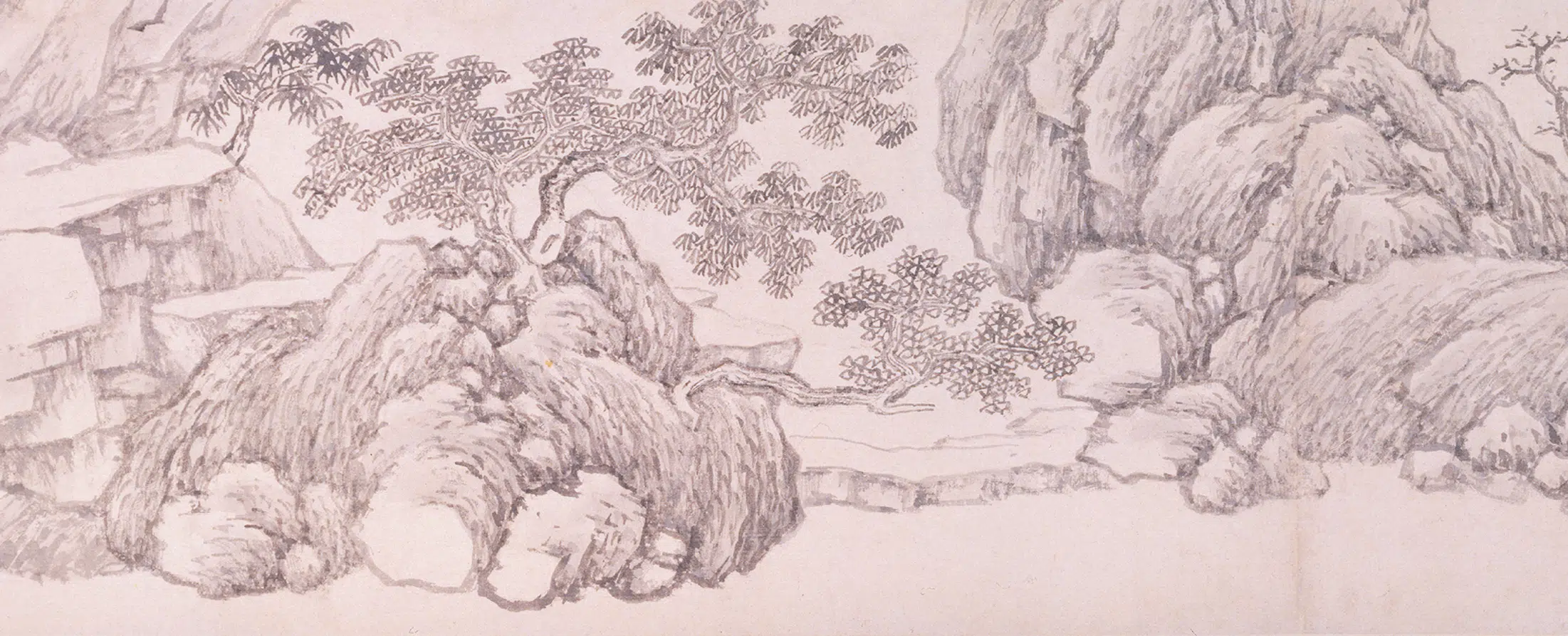 明朝【沈周】《水村山坞图卷》 第11张 明朝【沈周】《水村山坞图卷》 第11张