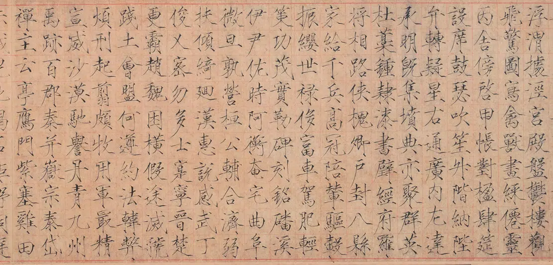 北宋【赵佶-宋徽宗】《楷书千字文卷》 第3张 北宋【赵佶-宋徽宗】《楷书千字文卷》 第3张