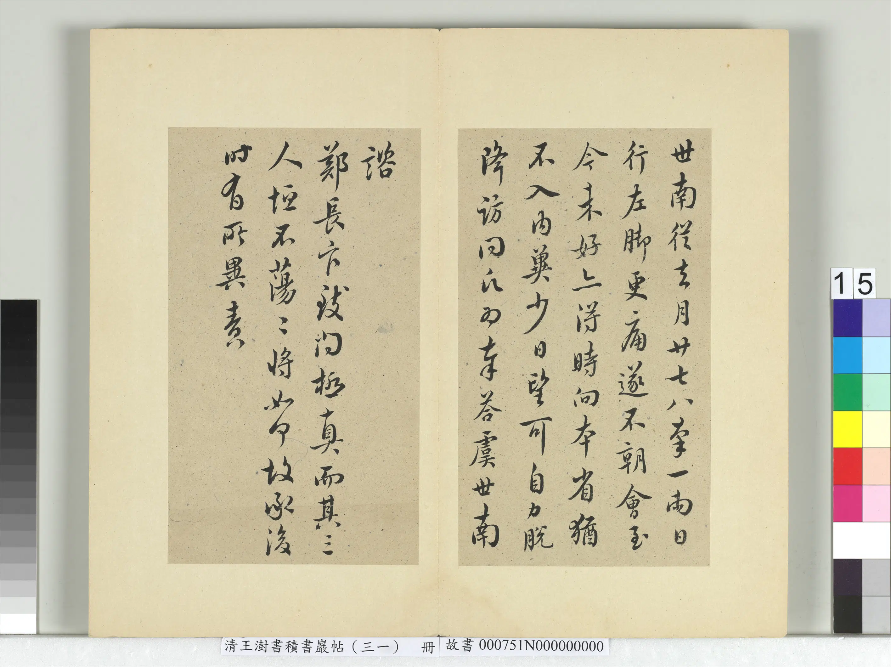 清代【王澍】《书积书岩帖（三十一）册》 第13张