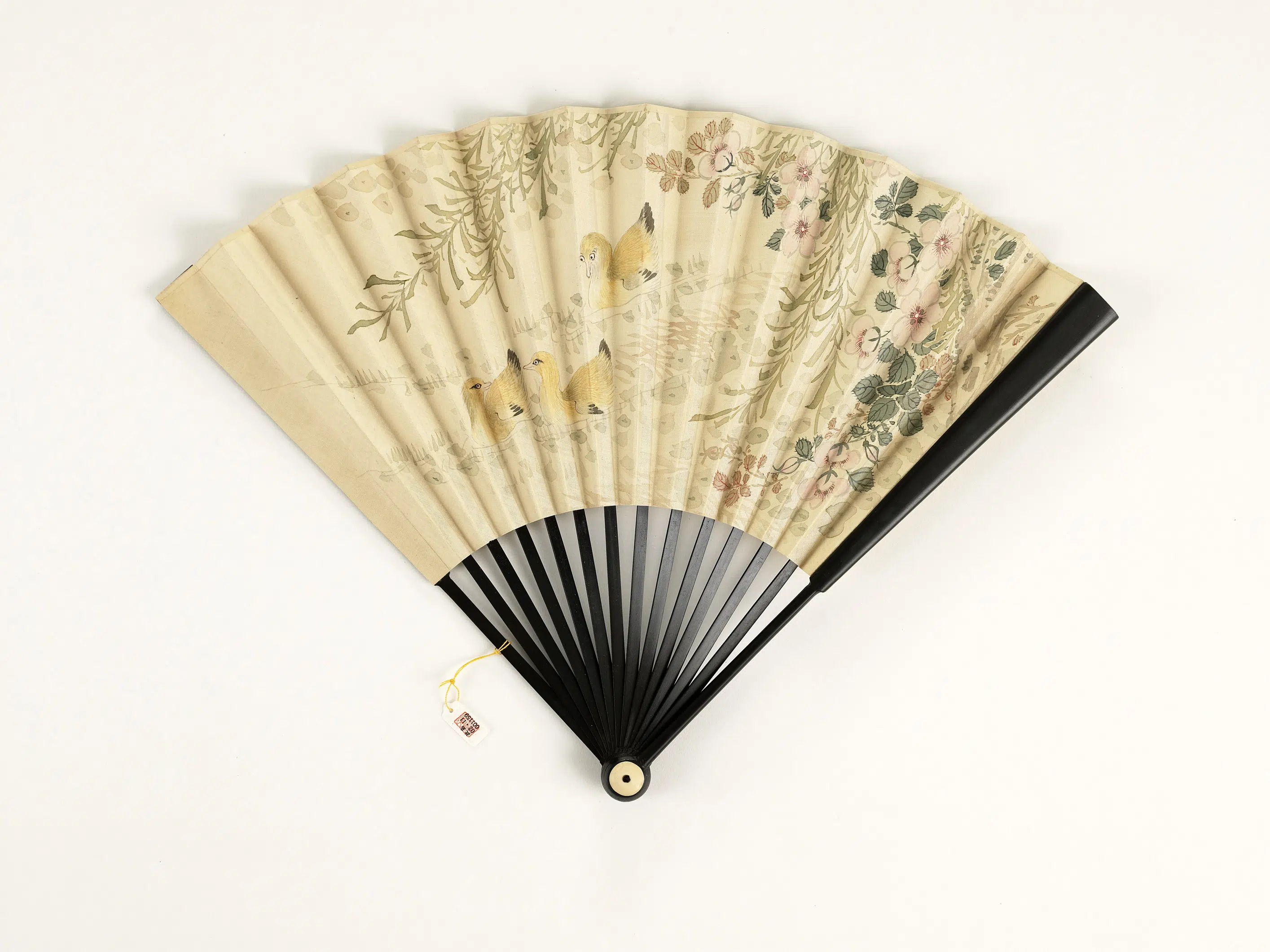 清代《清人花鸟-成扇-22》