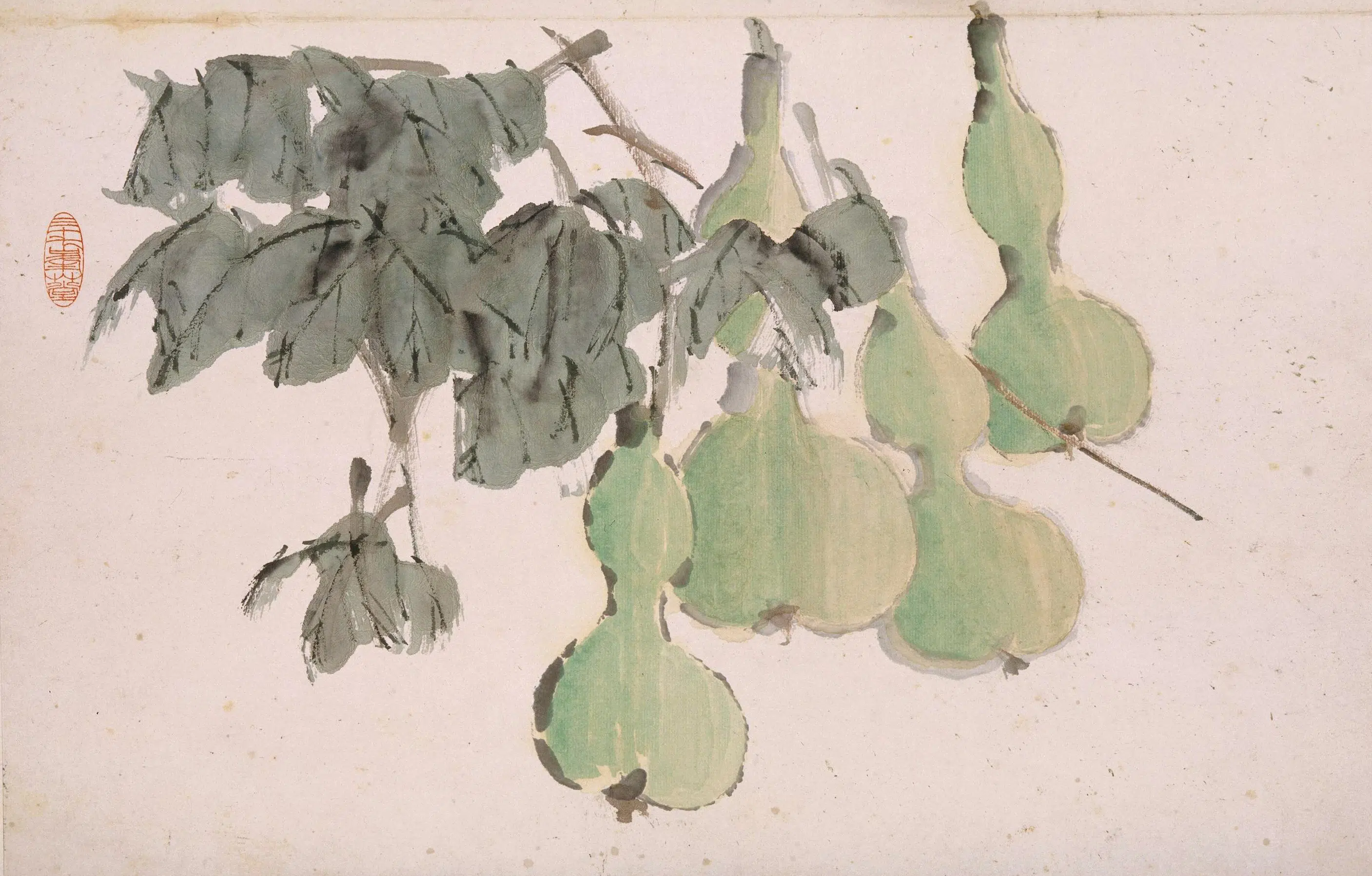 清代【虚谷】《花果册》 第7张