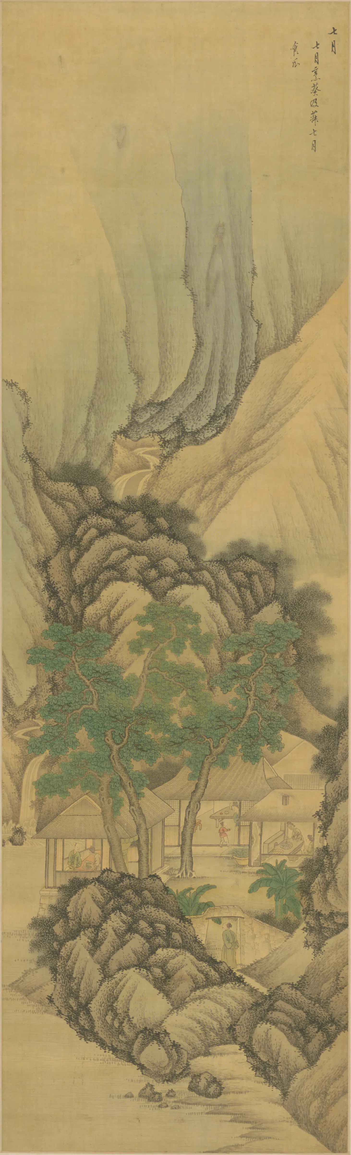 清代【王槩(概)】《豳风图屏(12开)》 第10张 清代【王槩(概)】《豳风图屏(12开)》 第10张