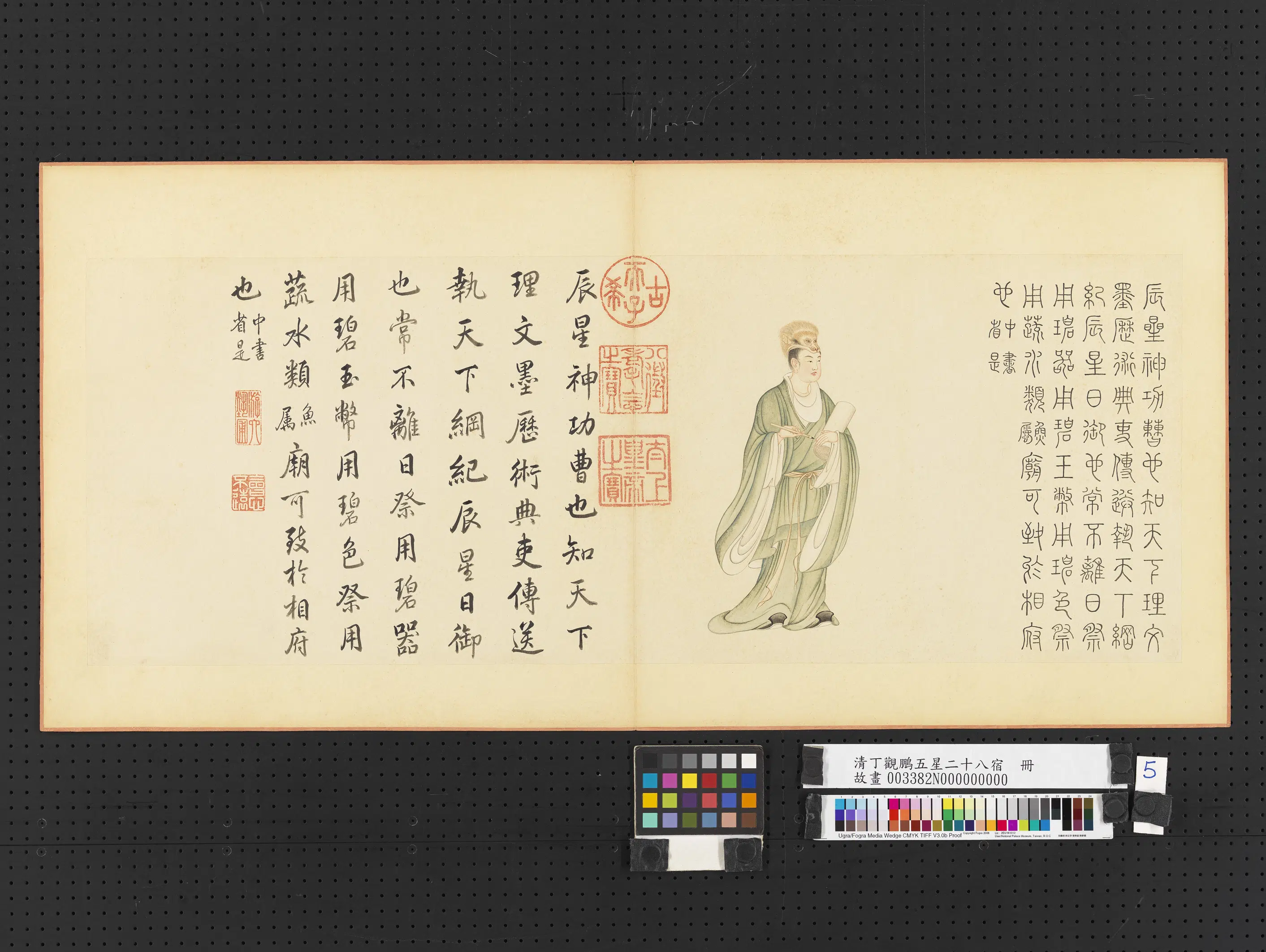 清代【丁观鹏】《五星二十八宿册》 第30张